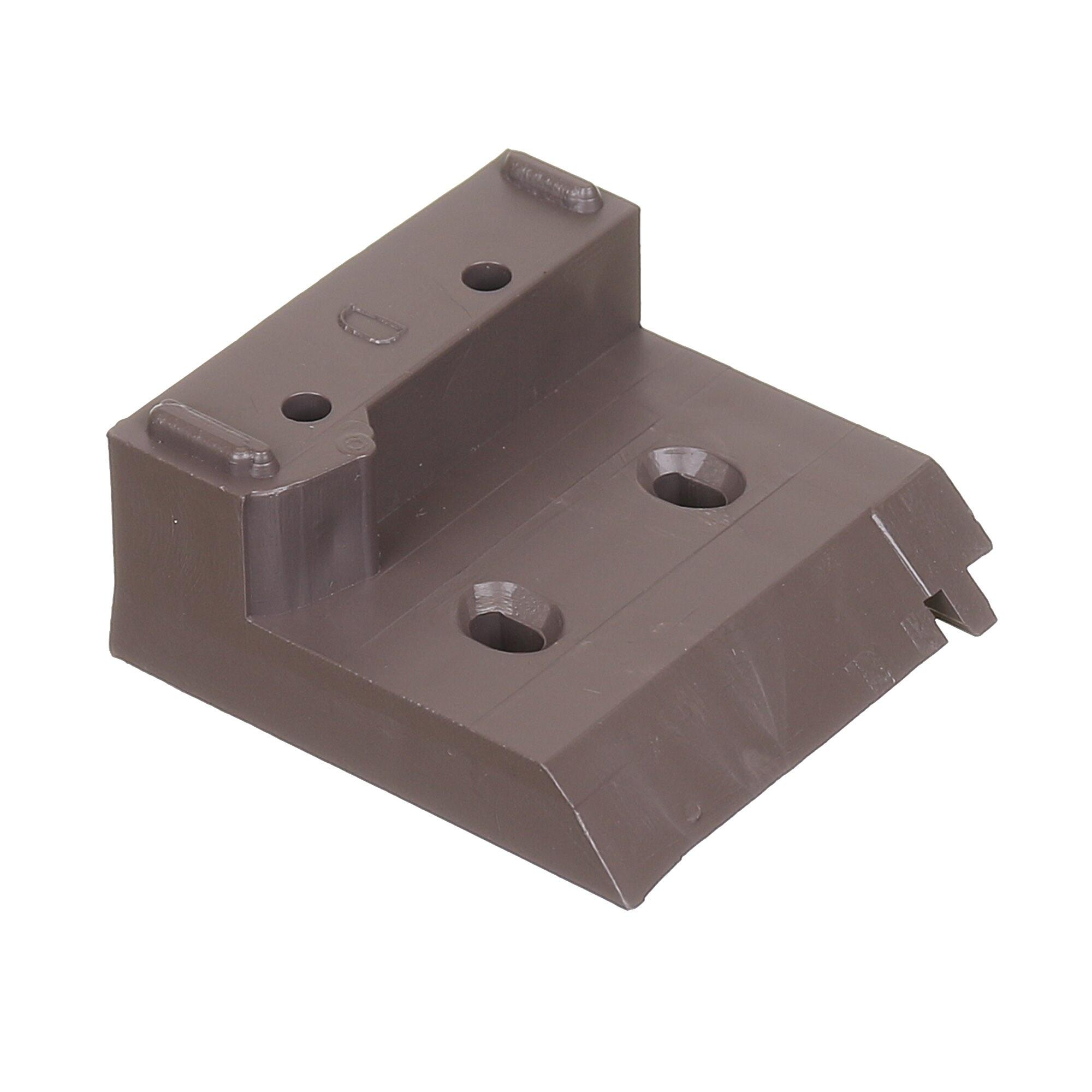 Capace pentru prag de aluminiu, pentru profil de 70 mm, negre (set 2 buc)