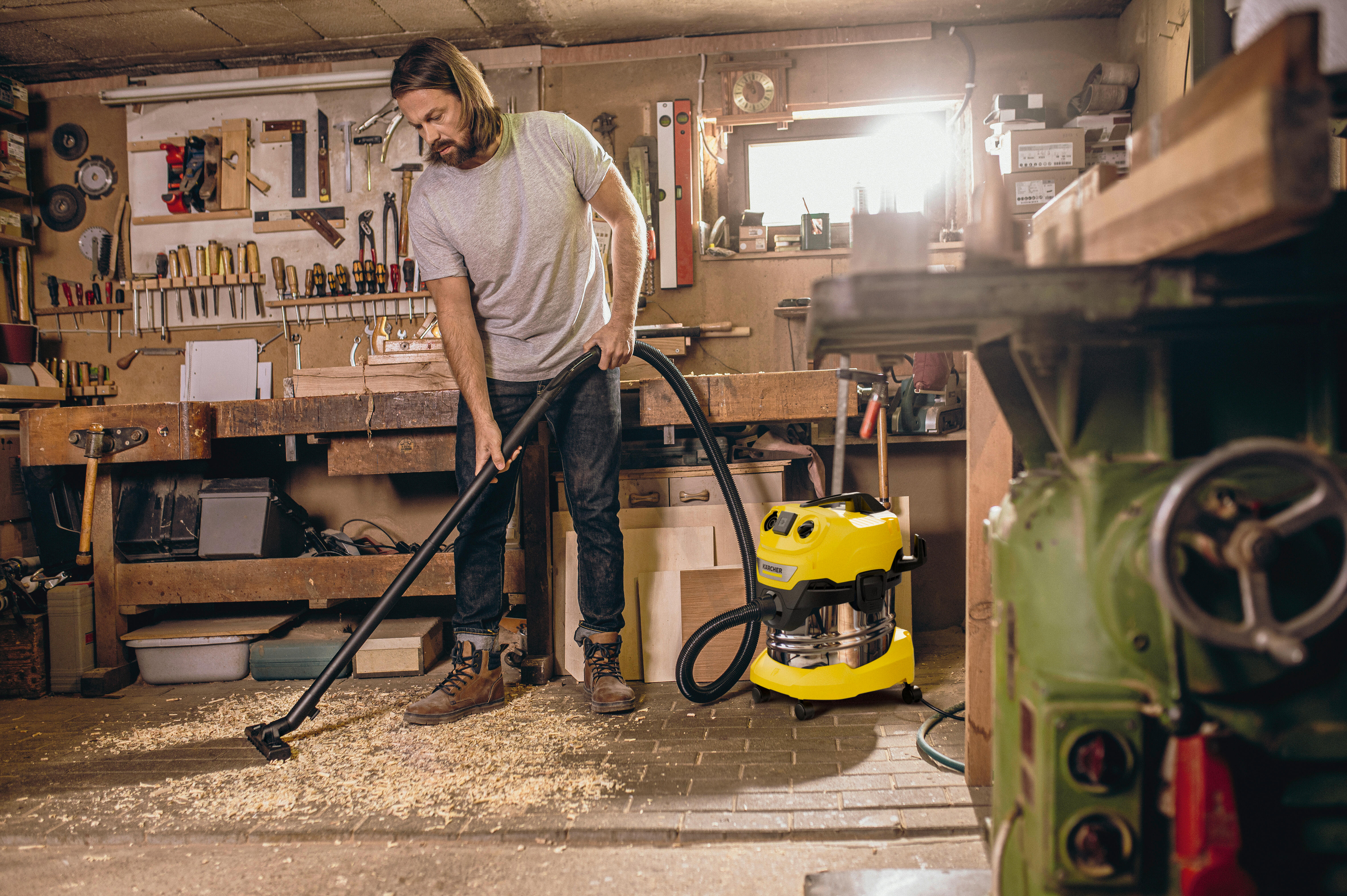 Aspirateur pour solides et liquides eau et poussières KARCHER WD 4 SPEC, 21 kPa, - 5