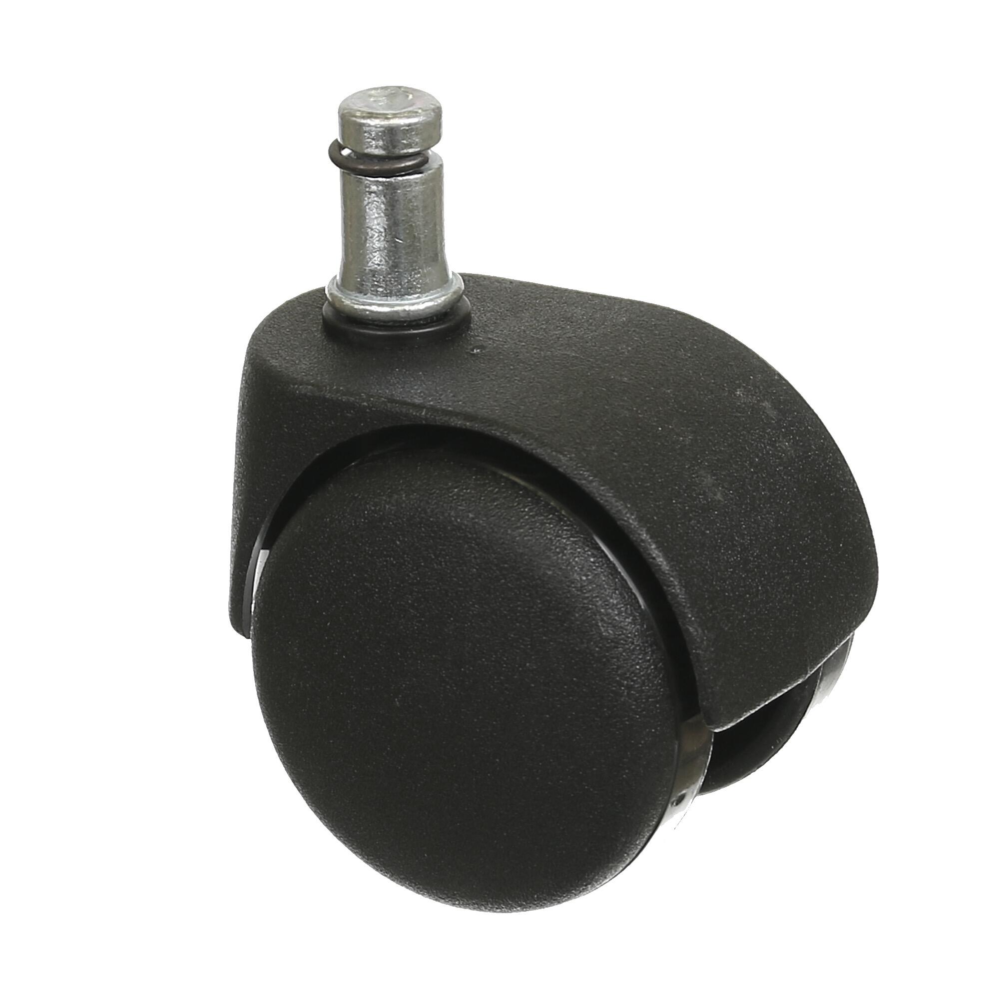Roata pivotanta cu ax si frana, Ø 50 mm, max 40 kg, neagra