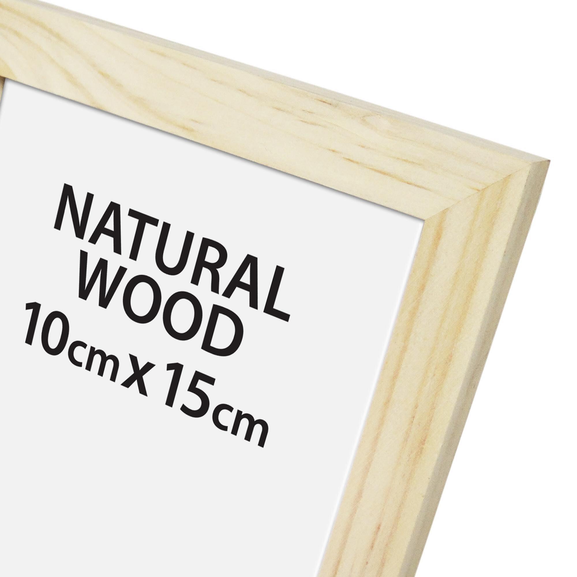 Rama foto Natural Wood, 10 x 15 cm, lemn, natur