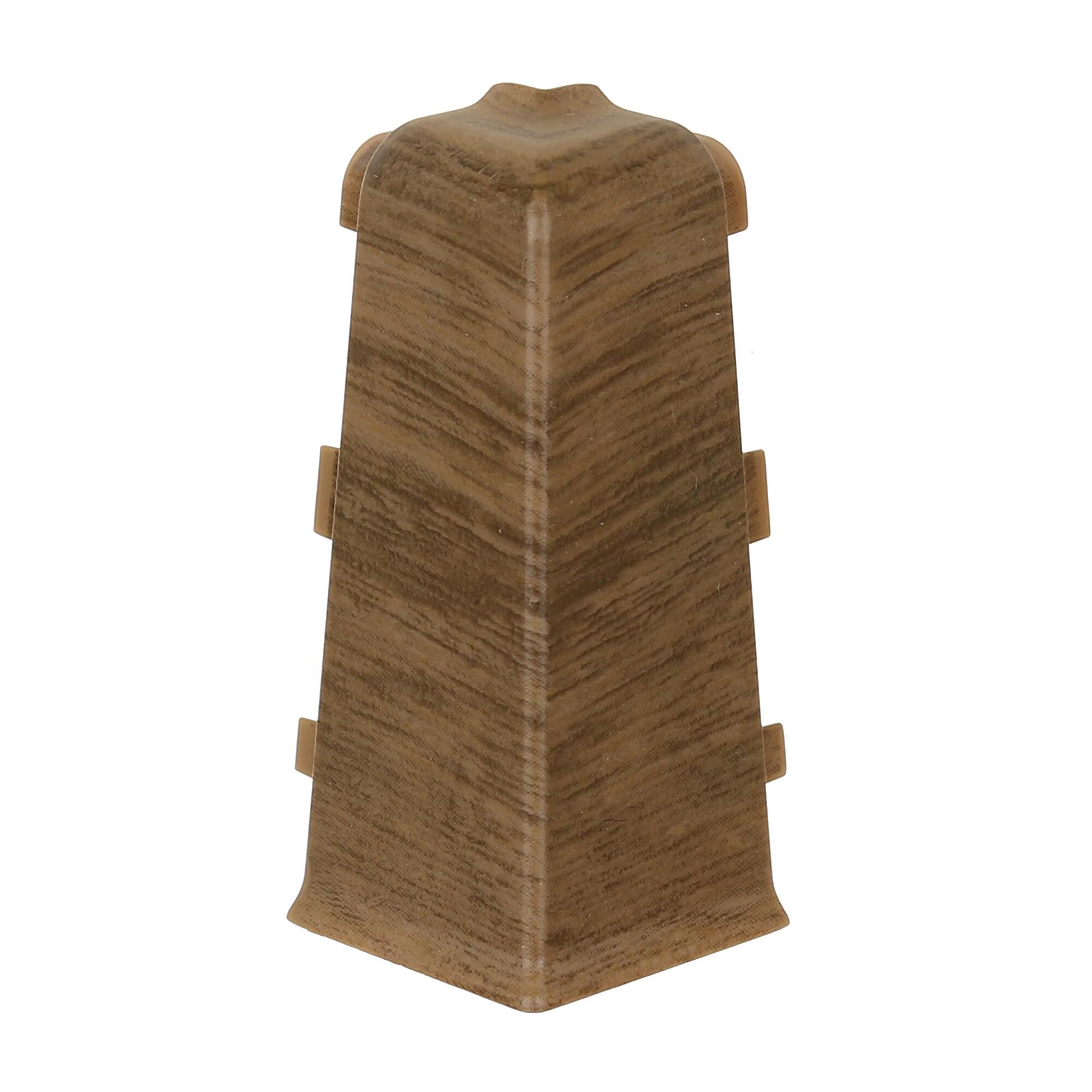 Colt exterior pentru plinta PVC, Indo Holm 70.41, stejar, 2 buc/pachet