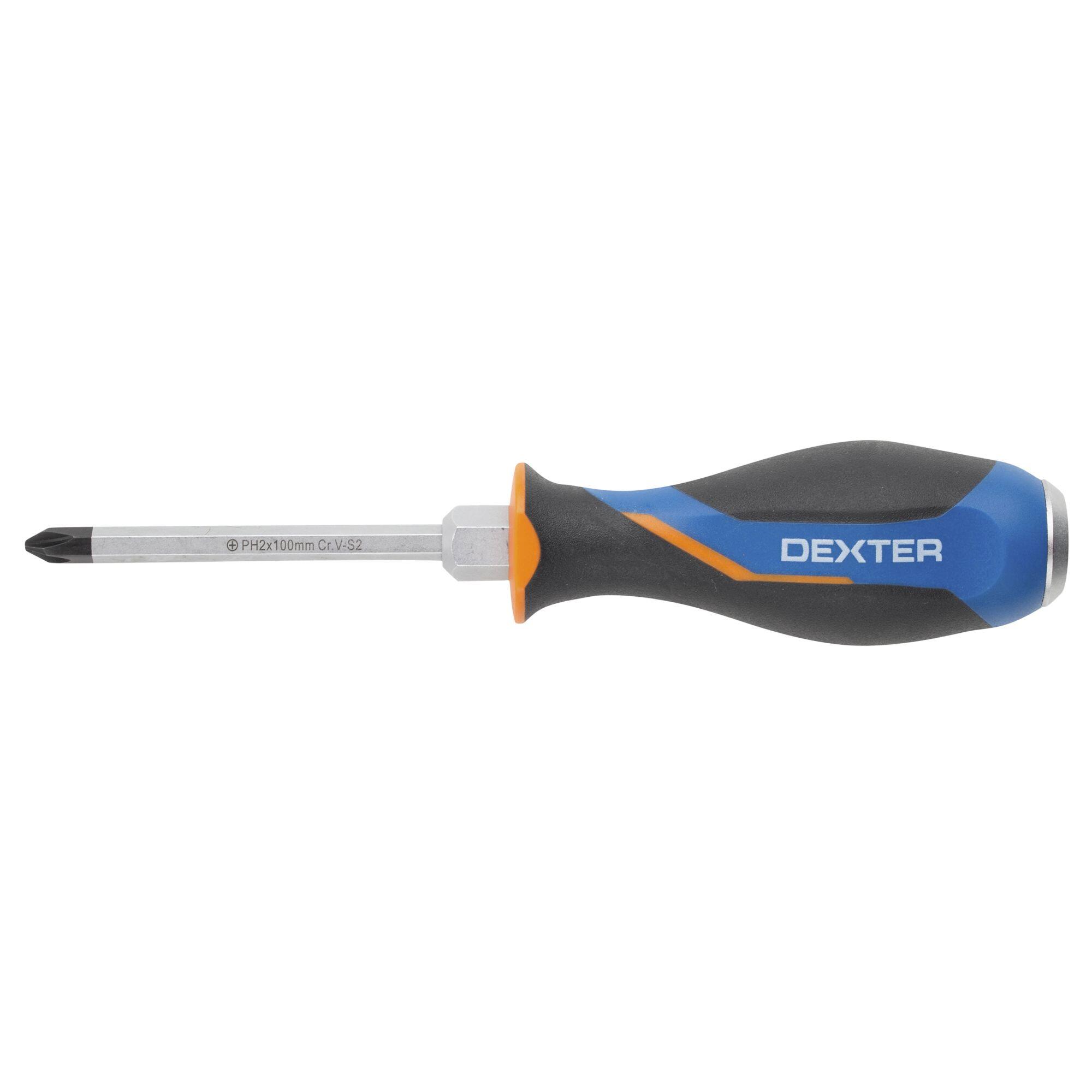 Surubelnita cruce, de impact, PH22 Dexter, 100 mm, crom-vanadiu