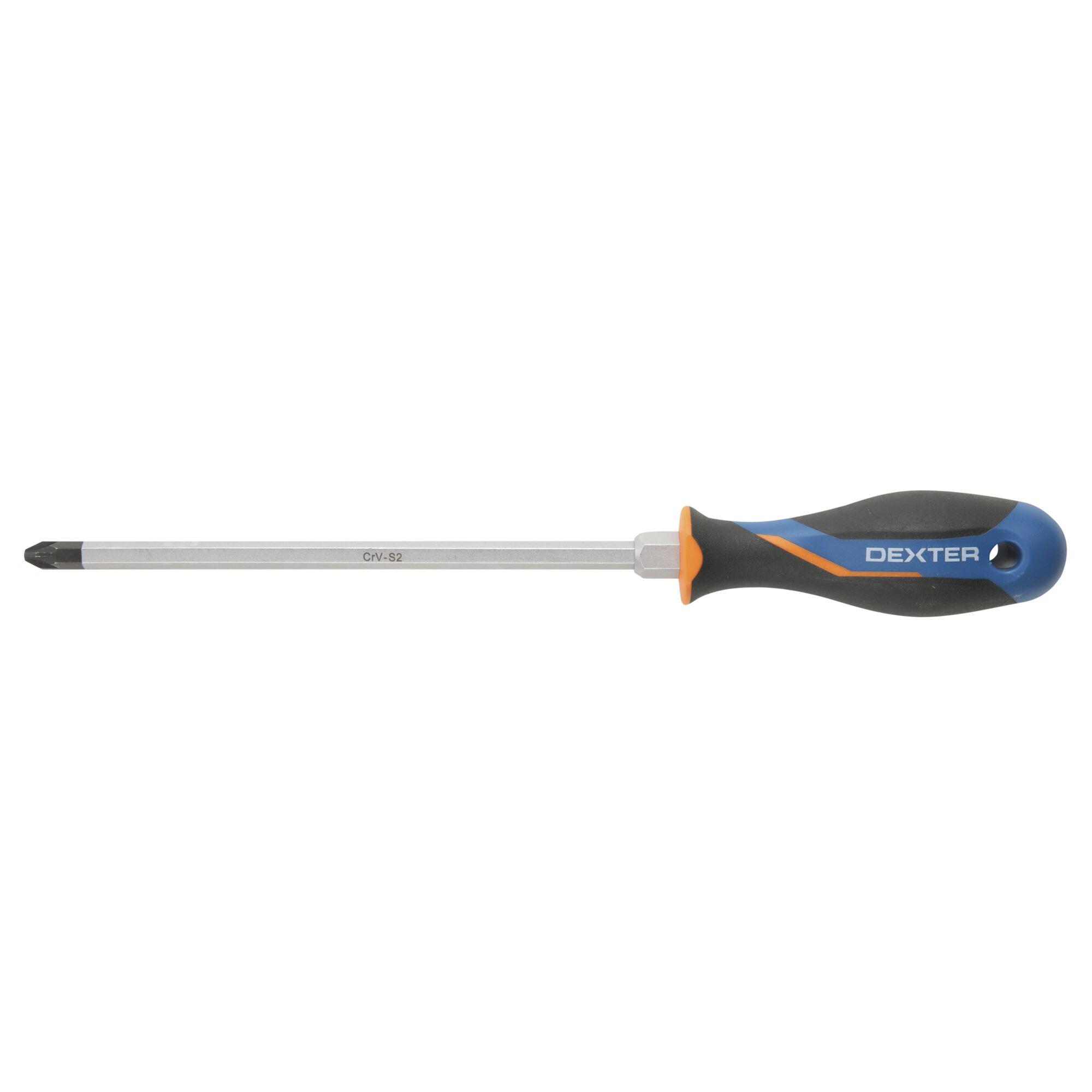 Surubelnita Pozidrive PZ3 Dexter, varf magnetic, 200 mm, crom