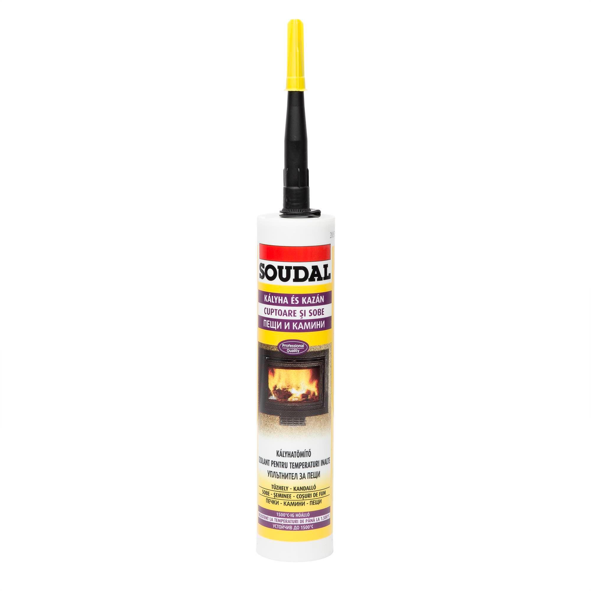 Mastic Soudal, pentru semineu si soba , 280 ml