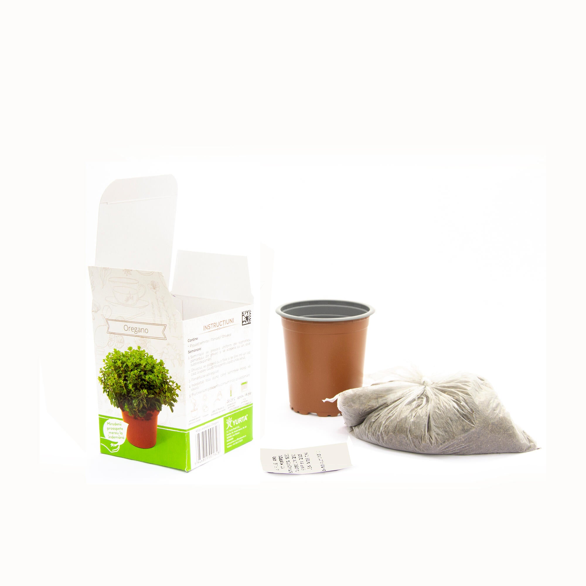 Set de cultivare in ghiveci, soi de oregano, Origanum vulgare