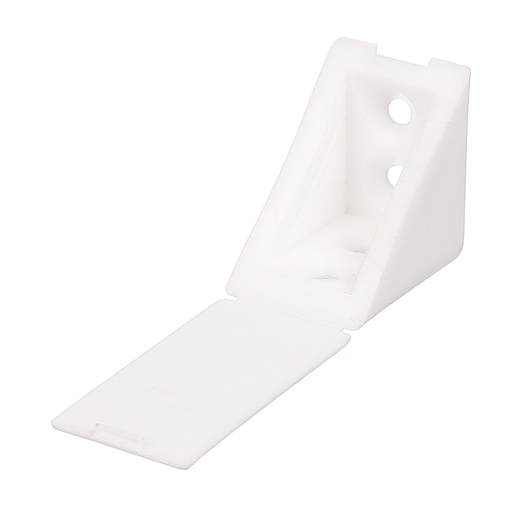 Conector plastic, 22 x 22 x 23 mm, alb