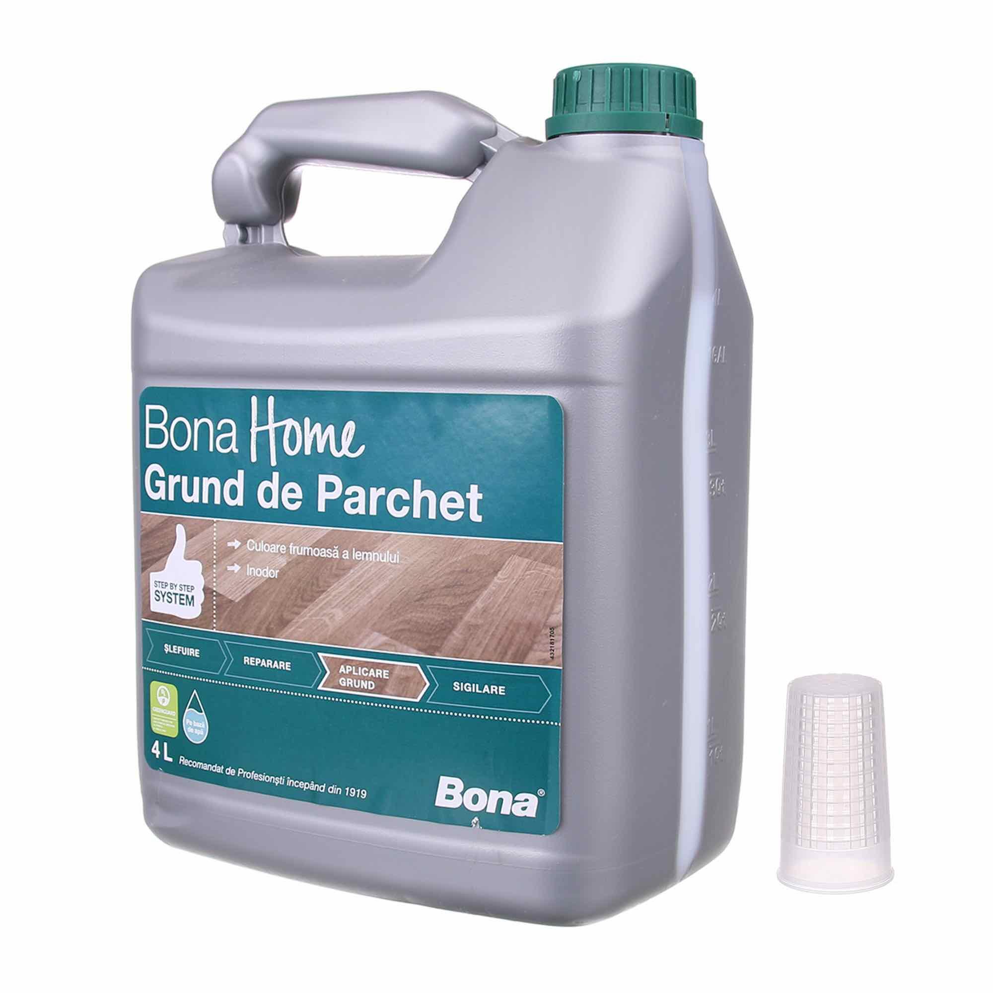 Grund parchet masiv si stratificat Bona Home, 4 L