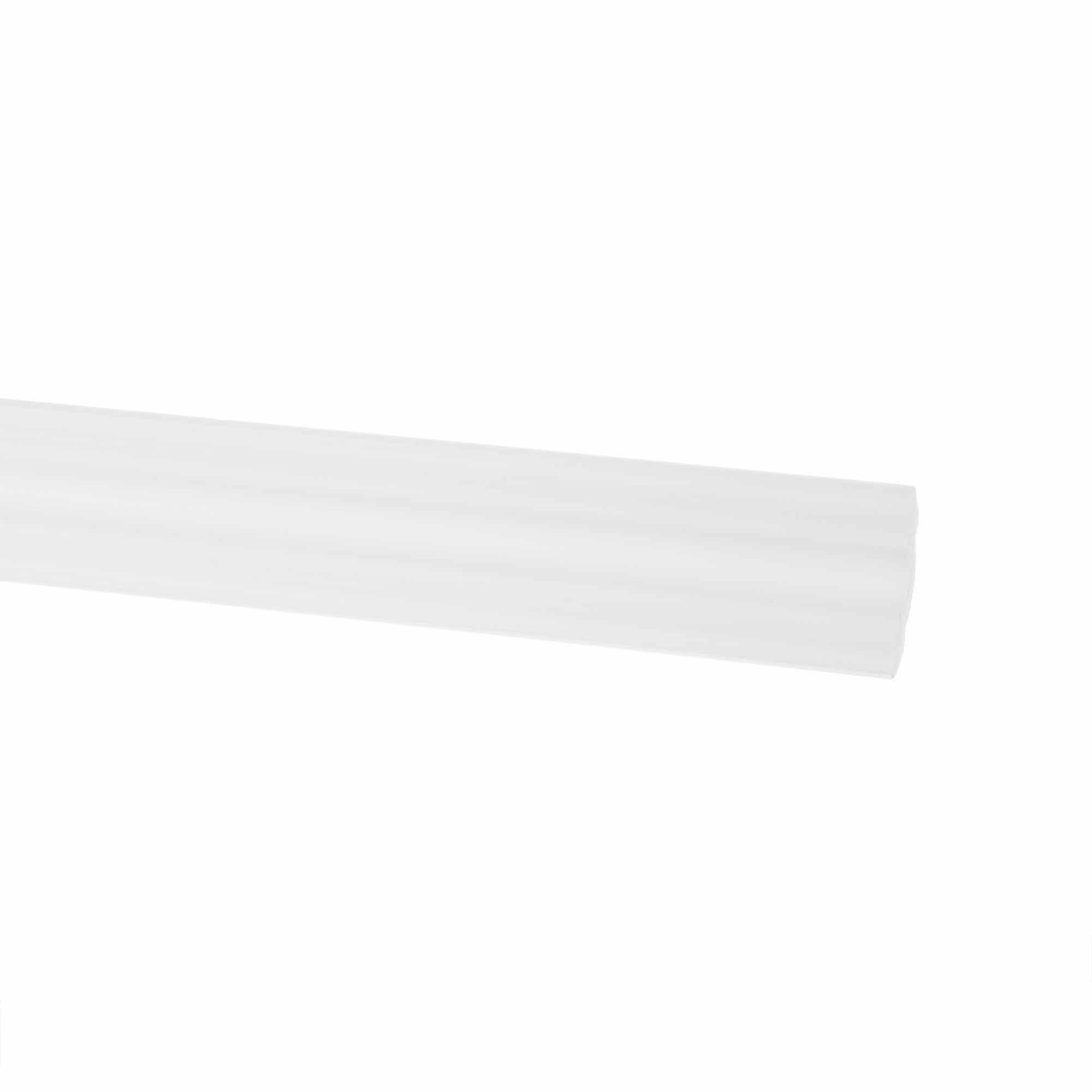 Bagheta polistiren extrudat de colt A50, 200 x 5 x 5 cm, alb