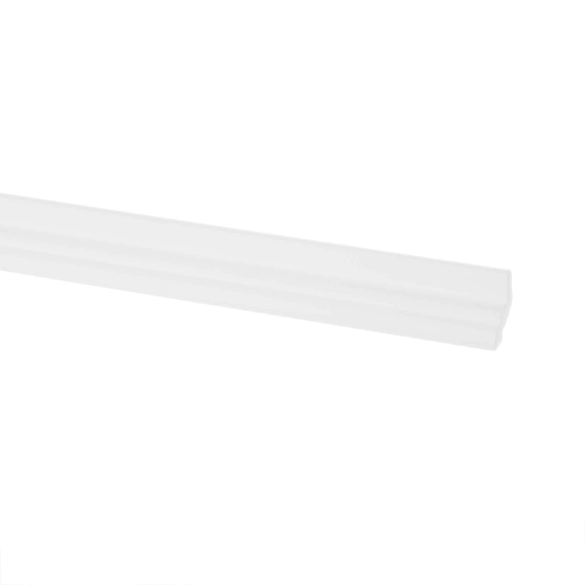 Bagheta polistiren extrudat de colt F40, 200 x 3.6 x 3 cm, alb