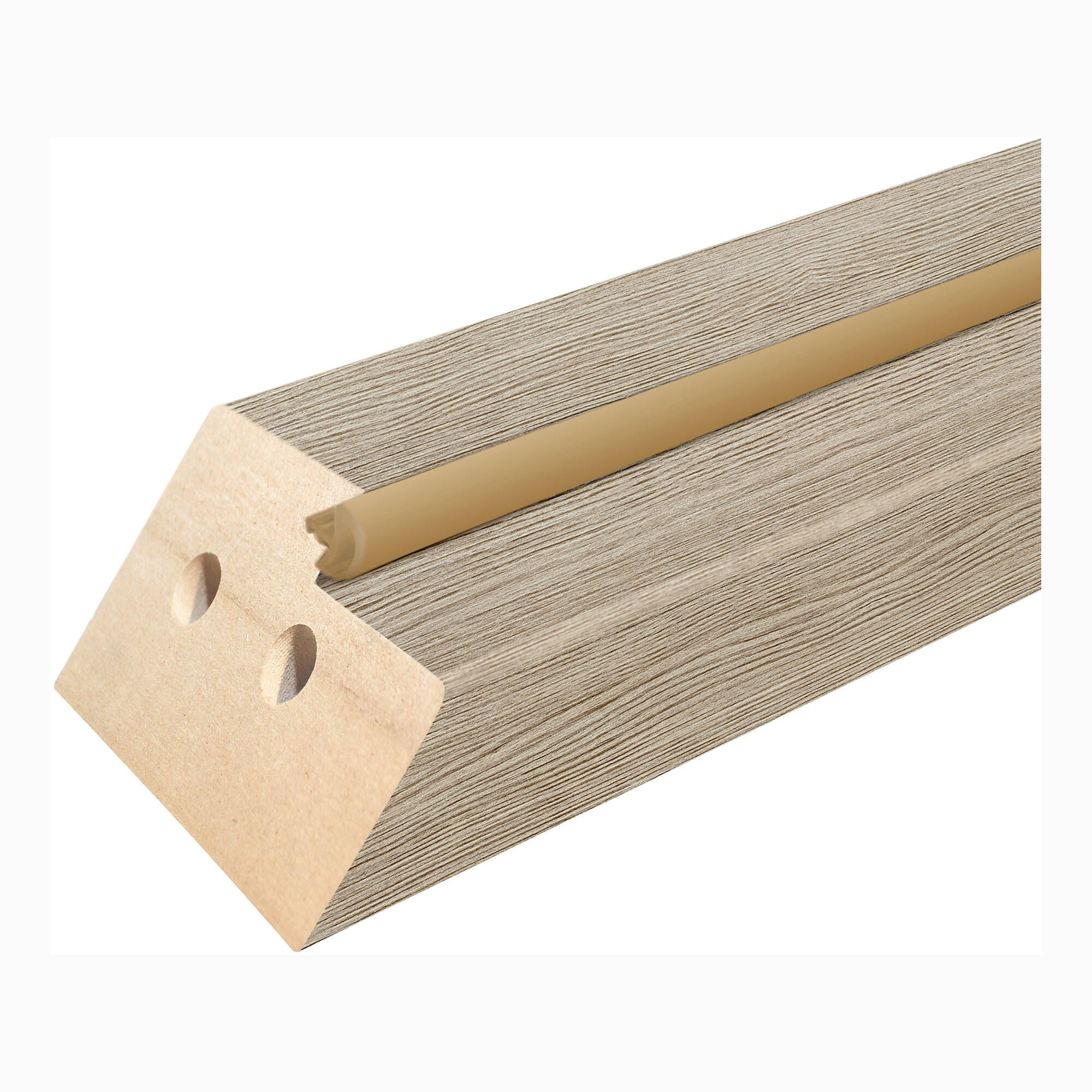 Toc drept fix usa latime 60 cm, MDF, pin Madeira