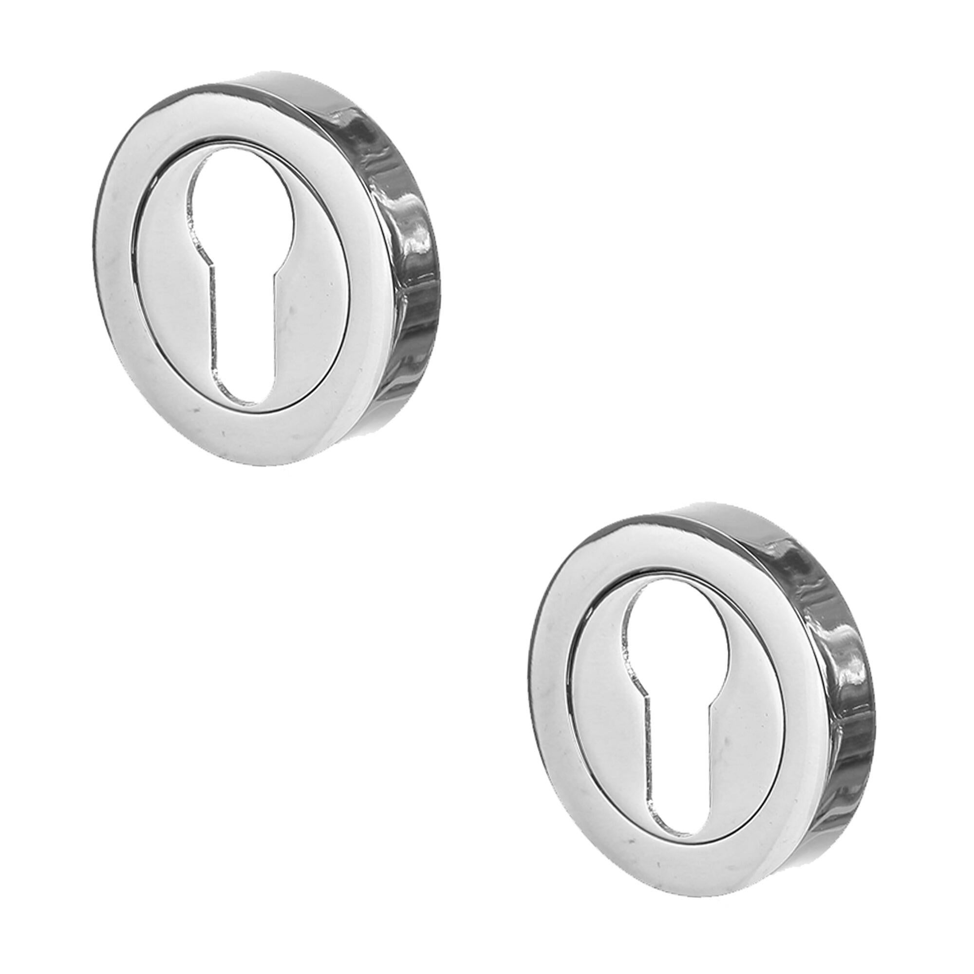 Rozeta usa interior, S25, pentru cilindru, aluminiu/zamac, crom