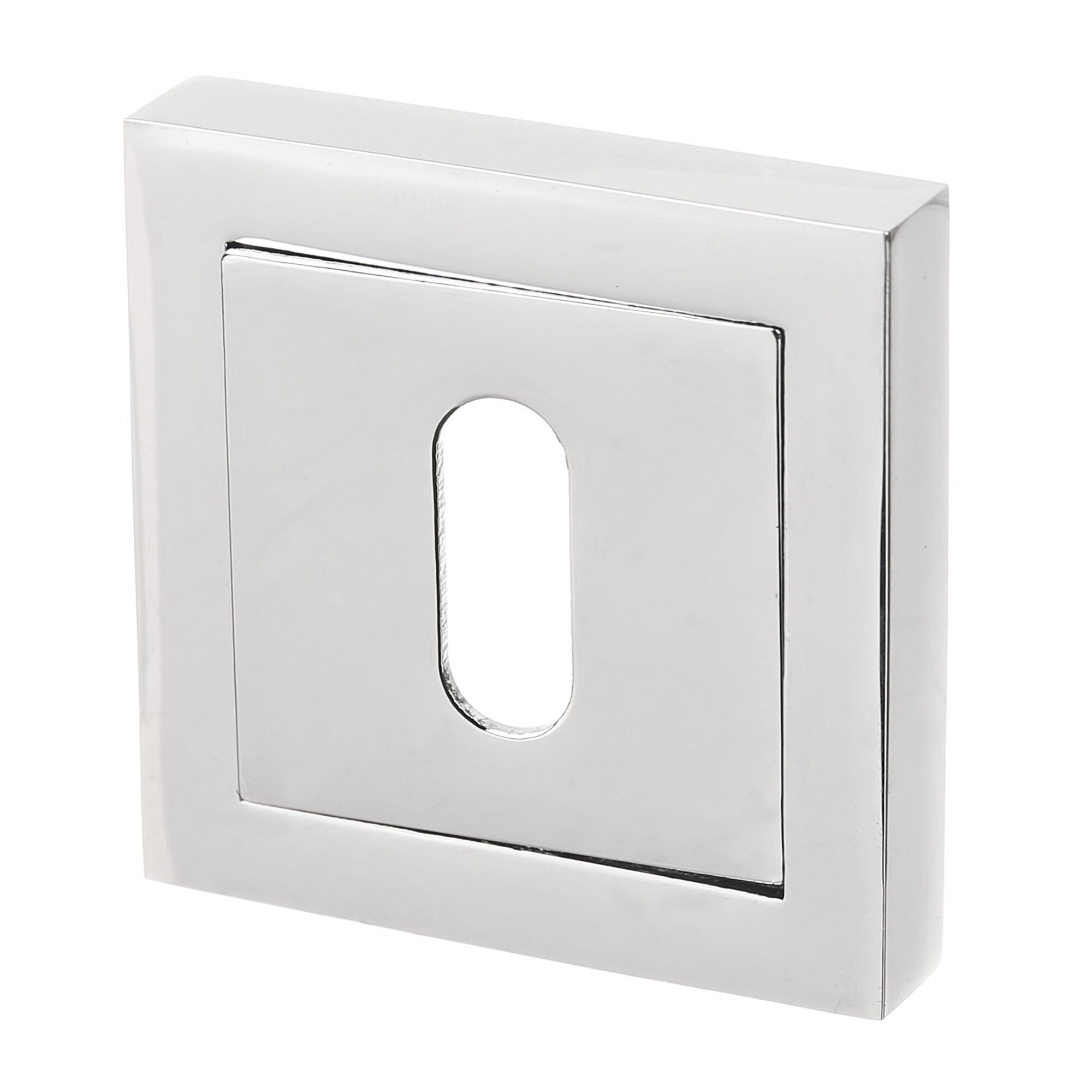 Rozeta usa interior, Gloria, pentru cheie, aluminiu/zamac