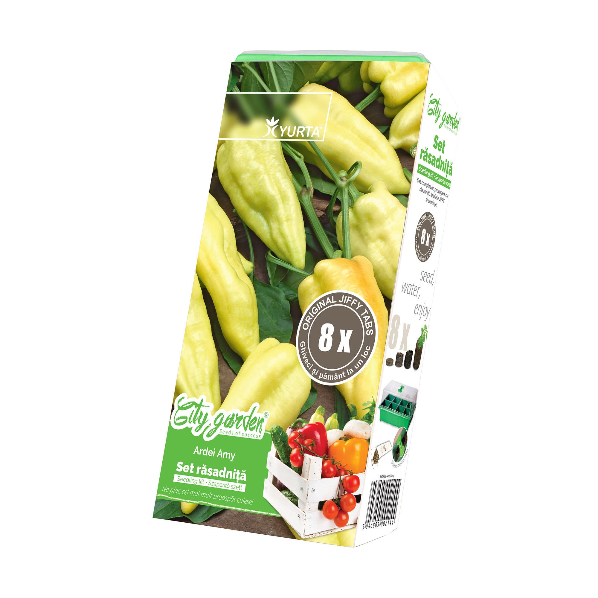 Set rasadnita, soi de ardei, Capsicum annuum Amy