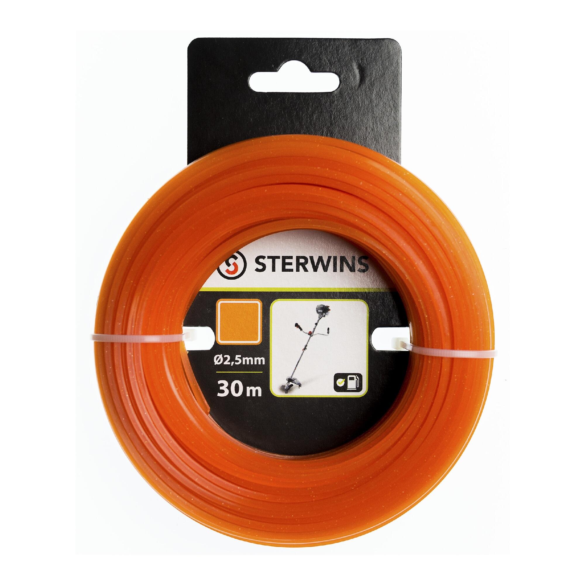 Fir nylon Sterwins, patrat, Ø 2.5 mm x 30 m
