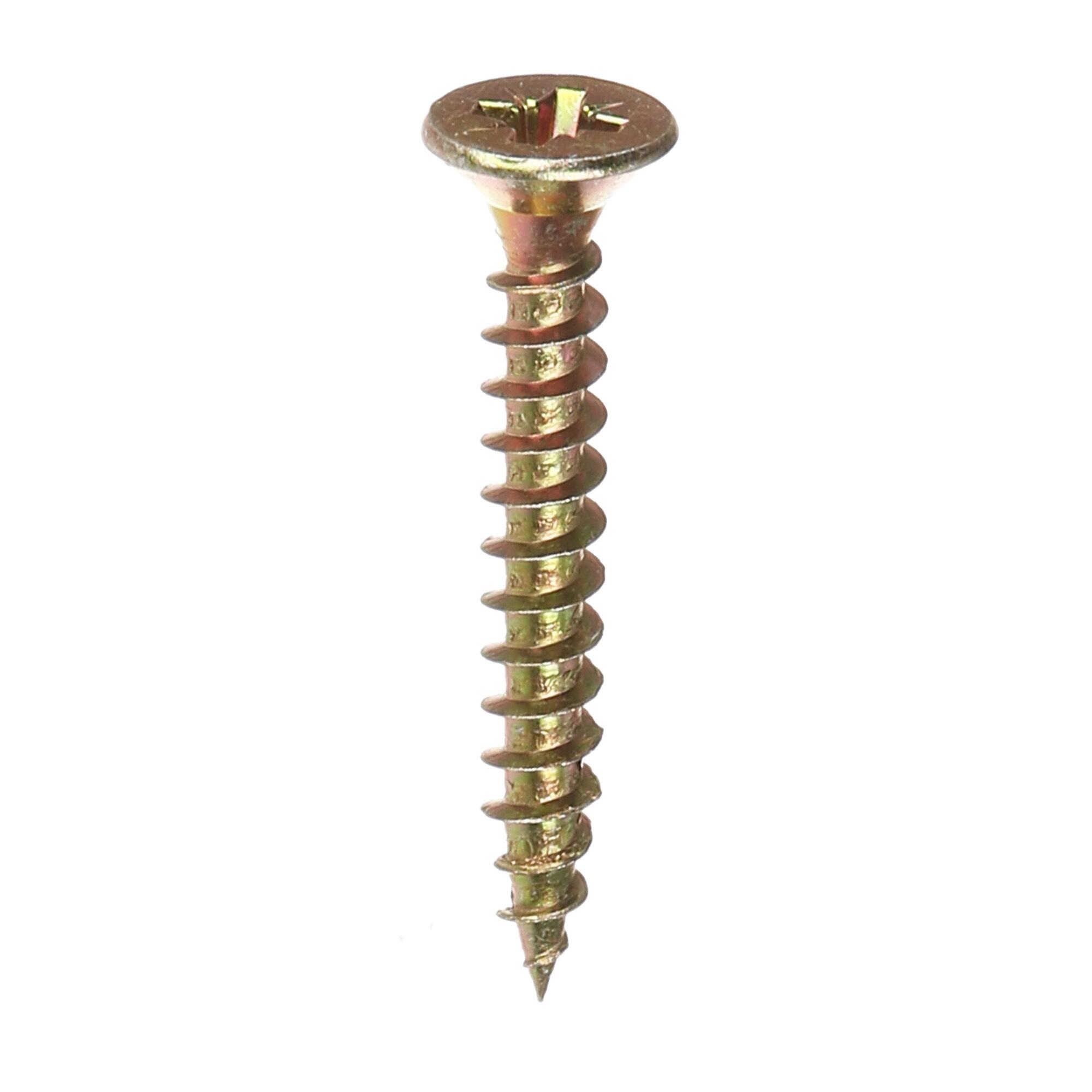 Surub lemn, cap inecat, otel zincat, 5 x 40 mm, vrac