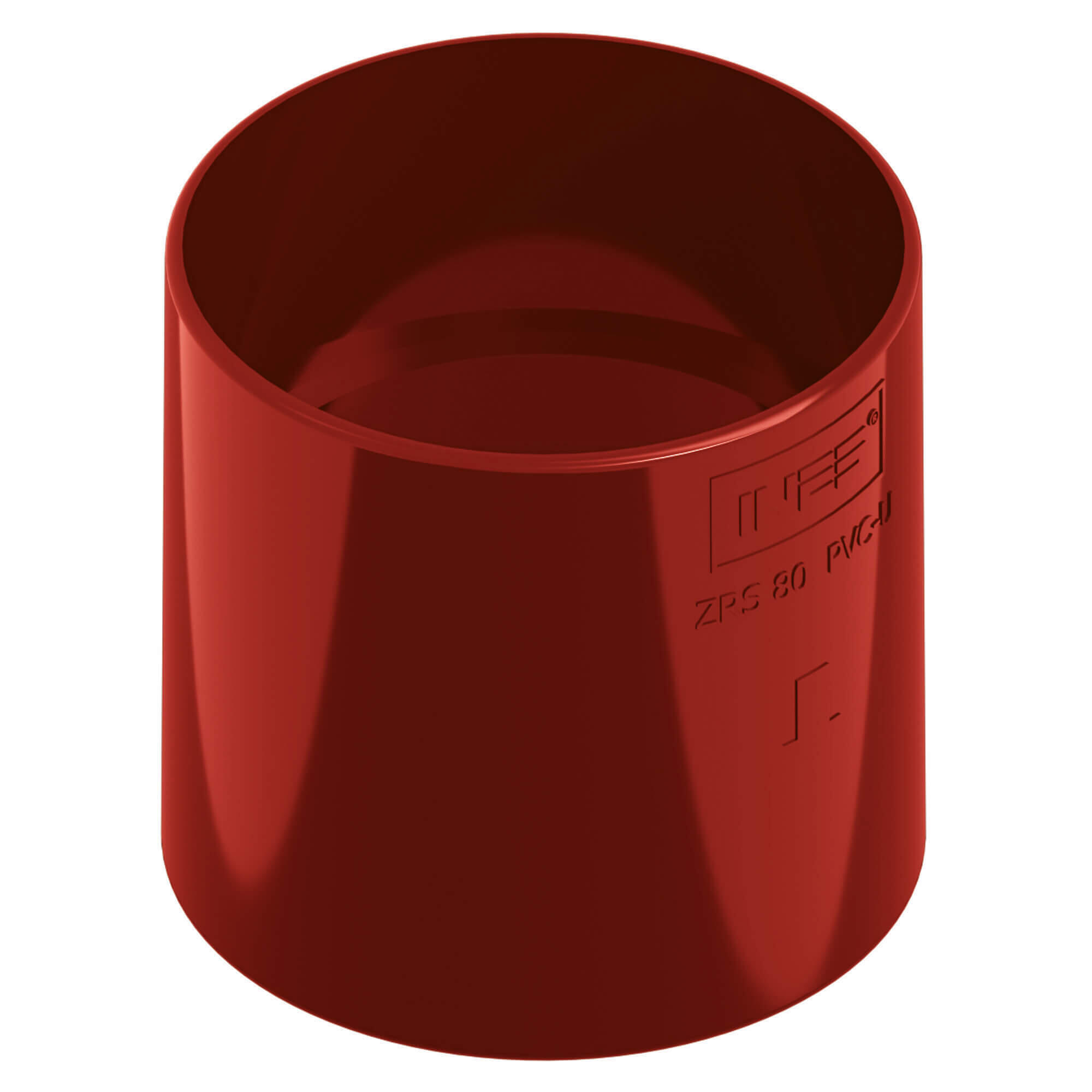 Mufa burlan, PVC, 80 mm, rosu | Leroy Merlin