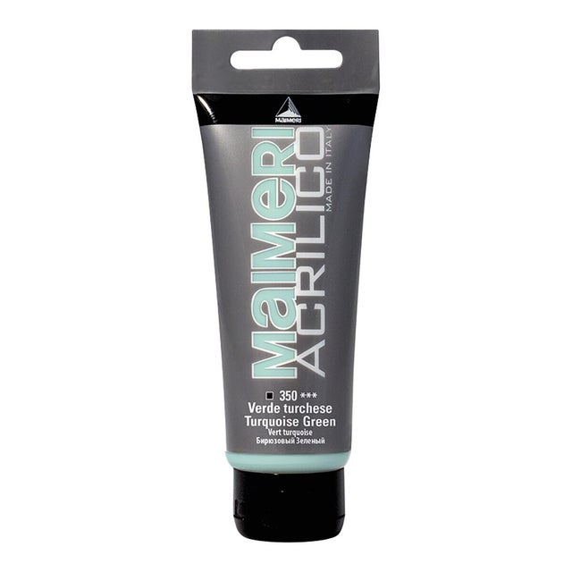 Colore acrilico MAIMERI   0.75 L verde turchese