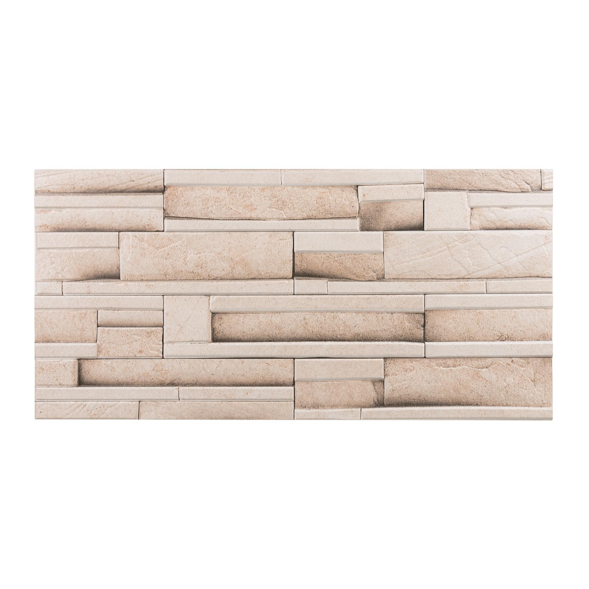 Placa ceramica Creta, exterior, 30 x 60 cm, bej