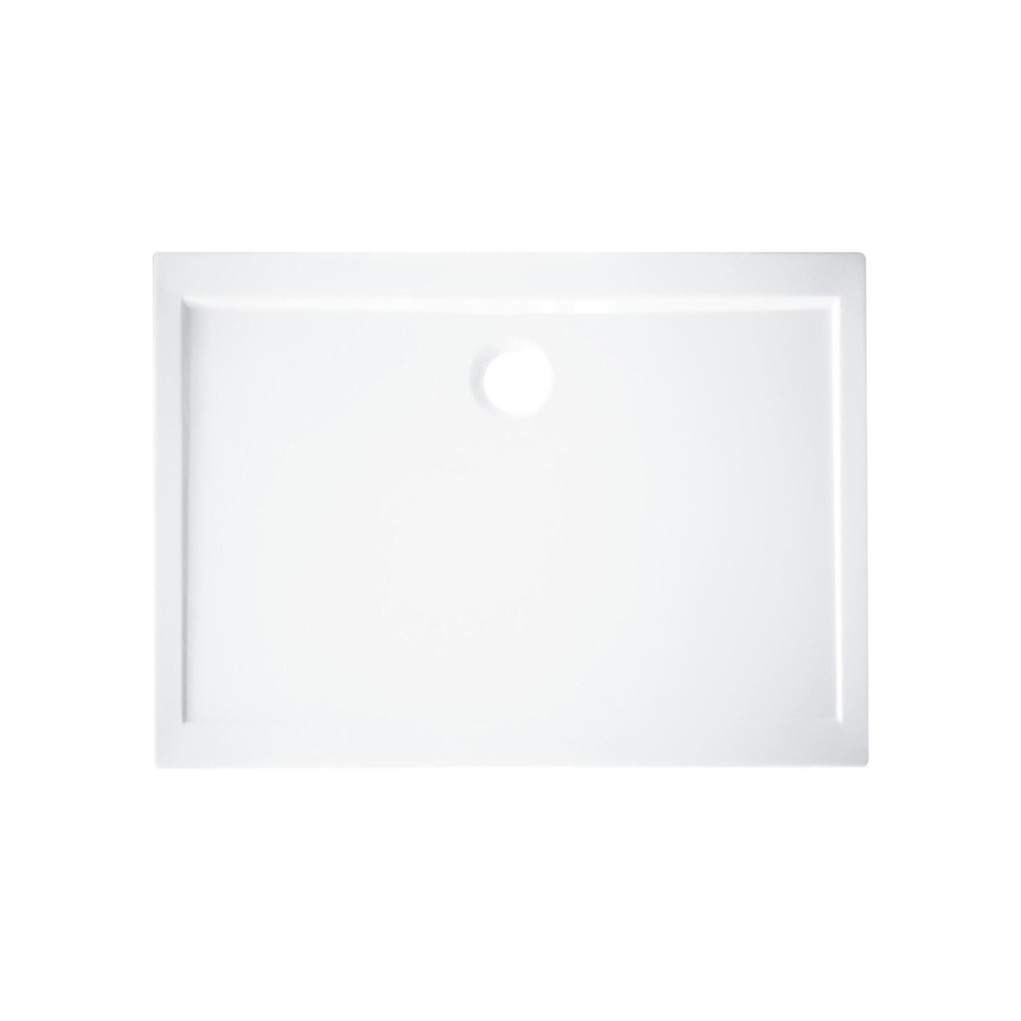 Cadita dus Sensea Essential, rectangulara, acril, 100 x 80 cm