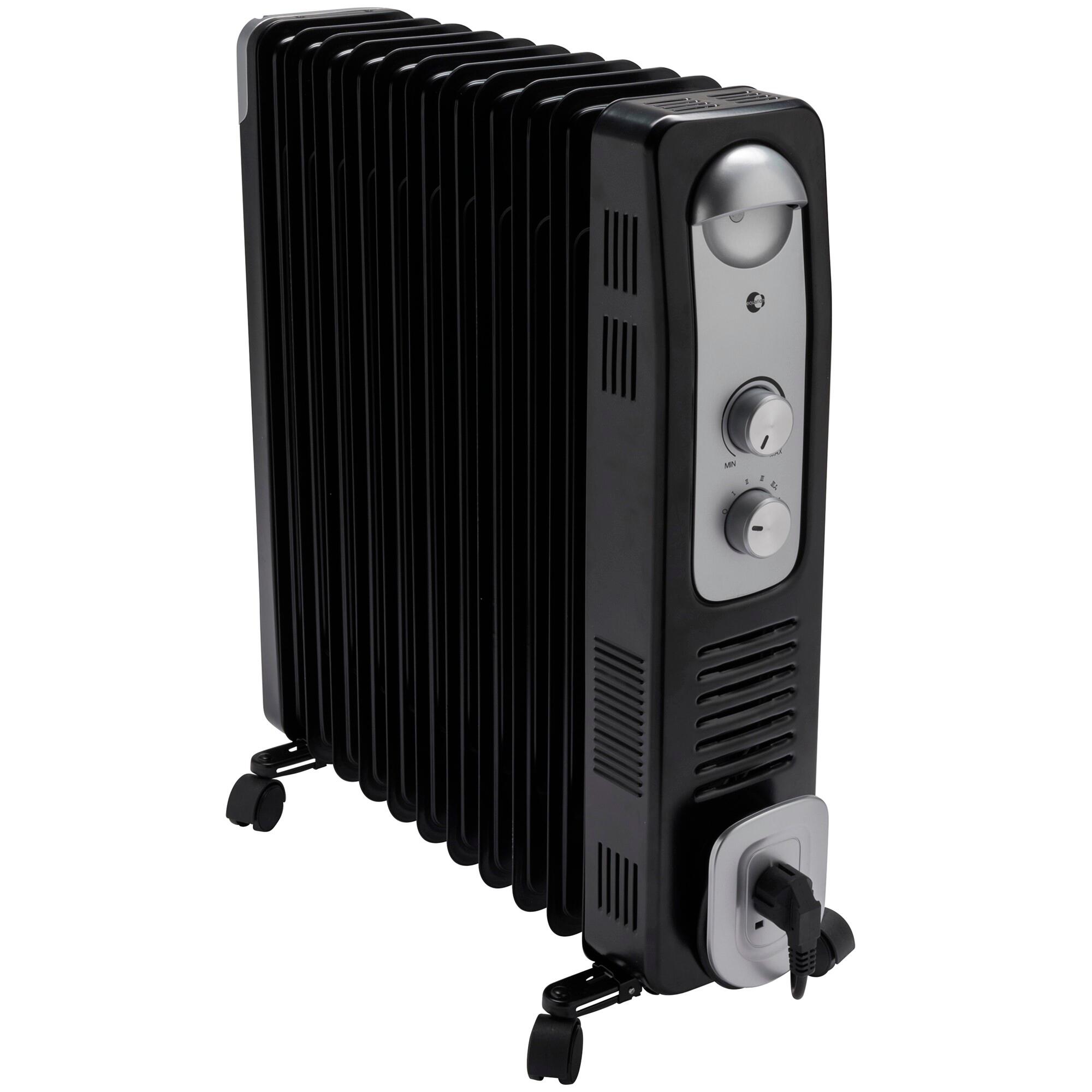 Radiator pe ulei Equation Oil Essential, 2900 W, negru | Leroy Merlin