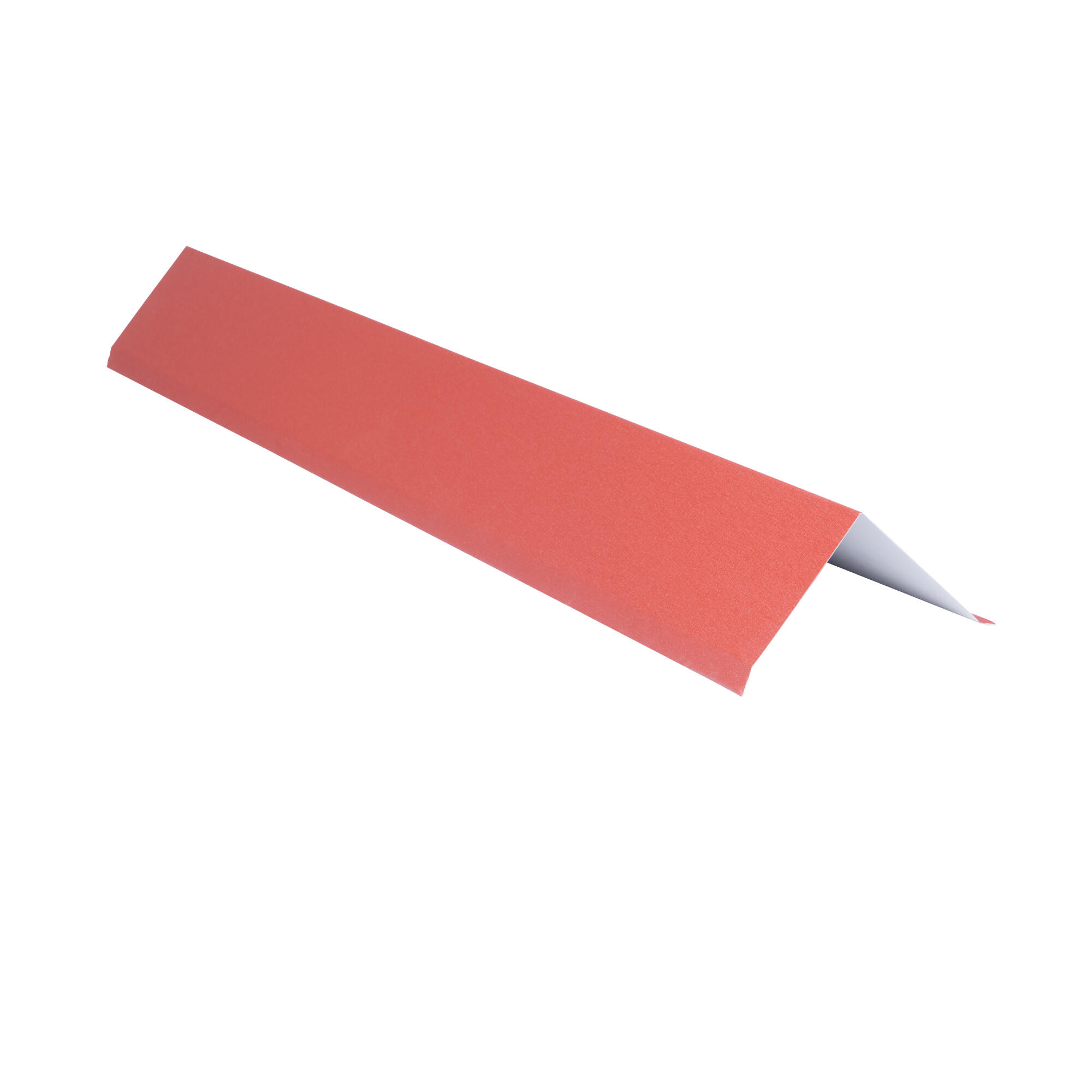 Cornier margine, metal, 2000 x 100 x 0.45 mm, rosu, mat