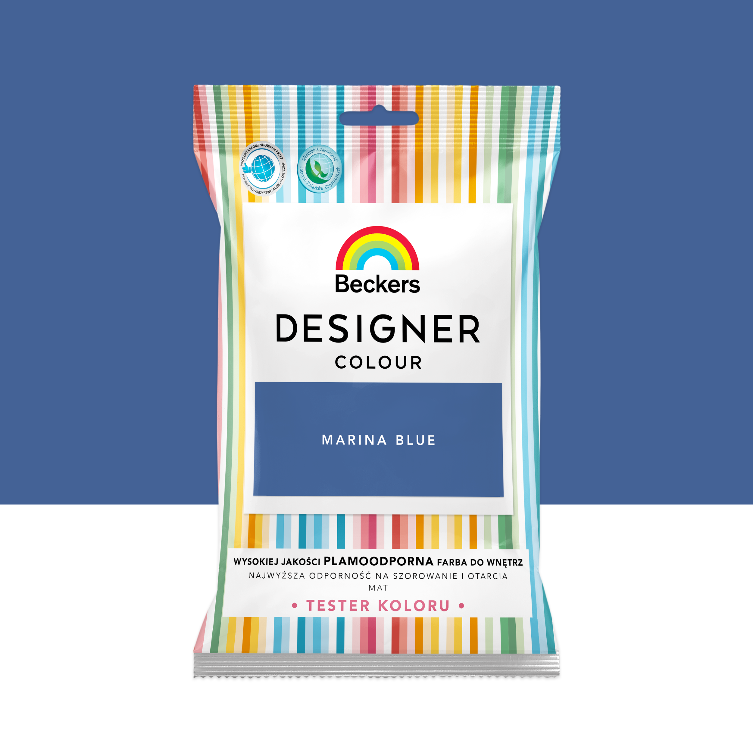 Tester farby Beckers Designer Colour Marina blue 50 ml