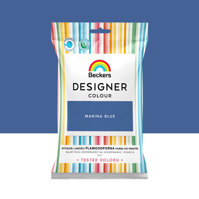 Tester farby Beckers Designer Colour Marina blue 50 ml