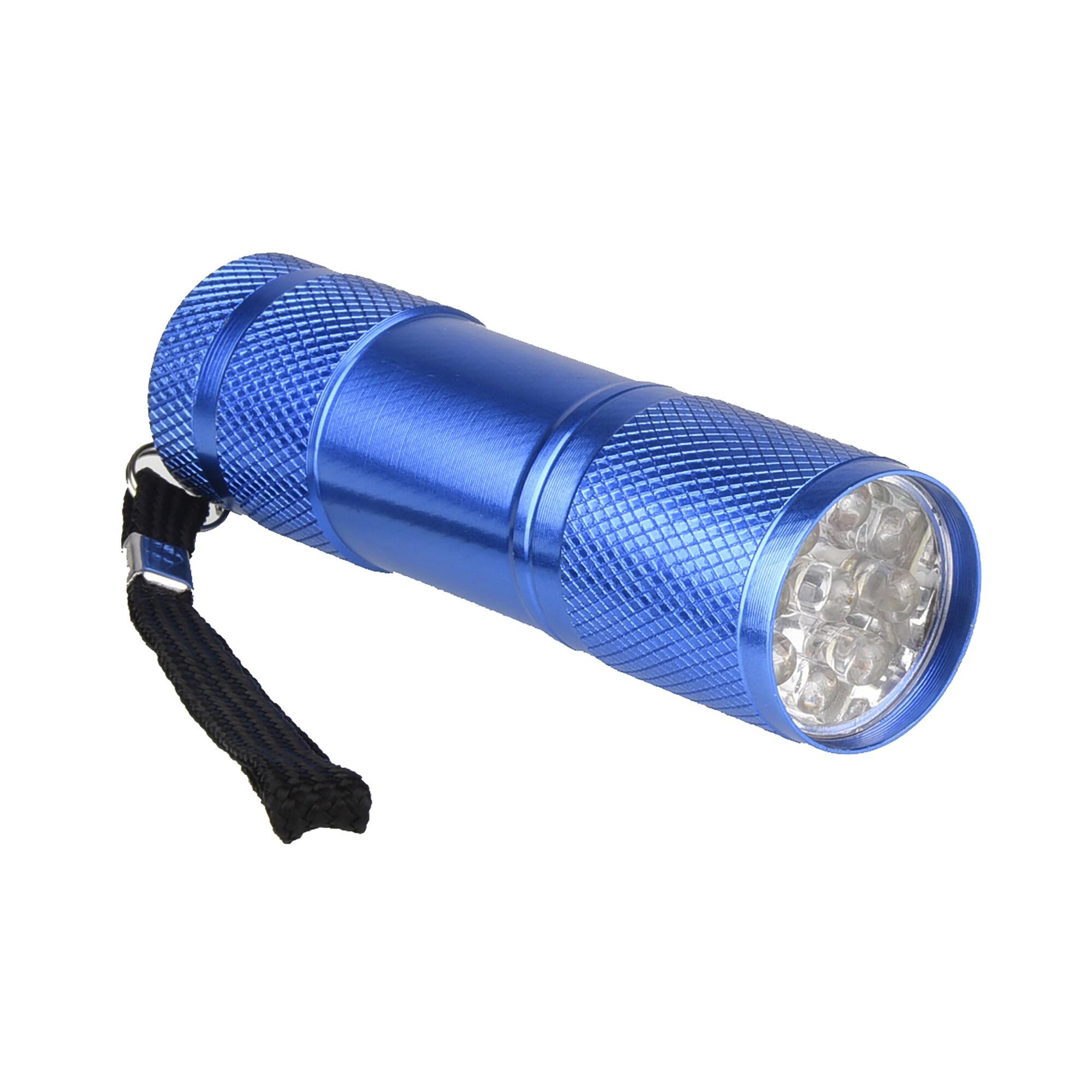 Lanterna LED, 45 lm, aluminiu/plastic, albastru