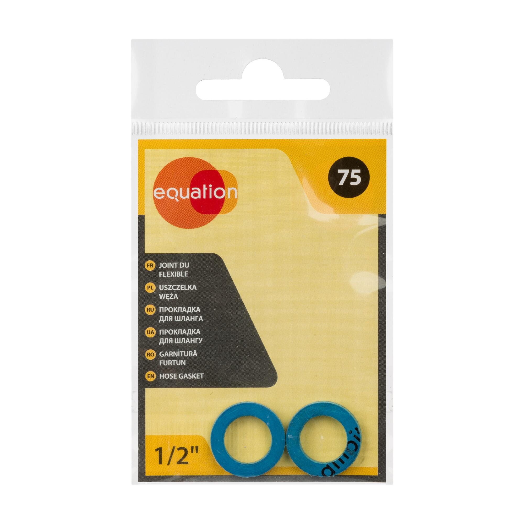 Garnituri etansare Equation, pentru furtun de gaz, evacuare, clingherit, 1/2