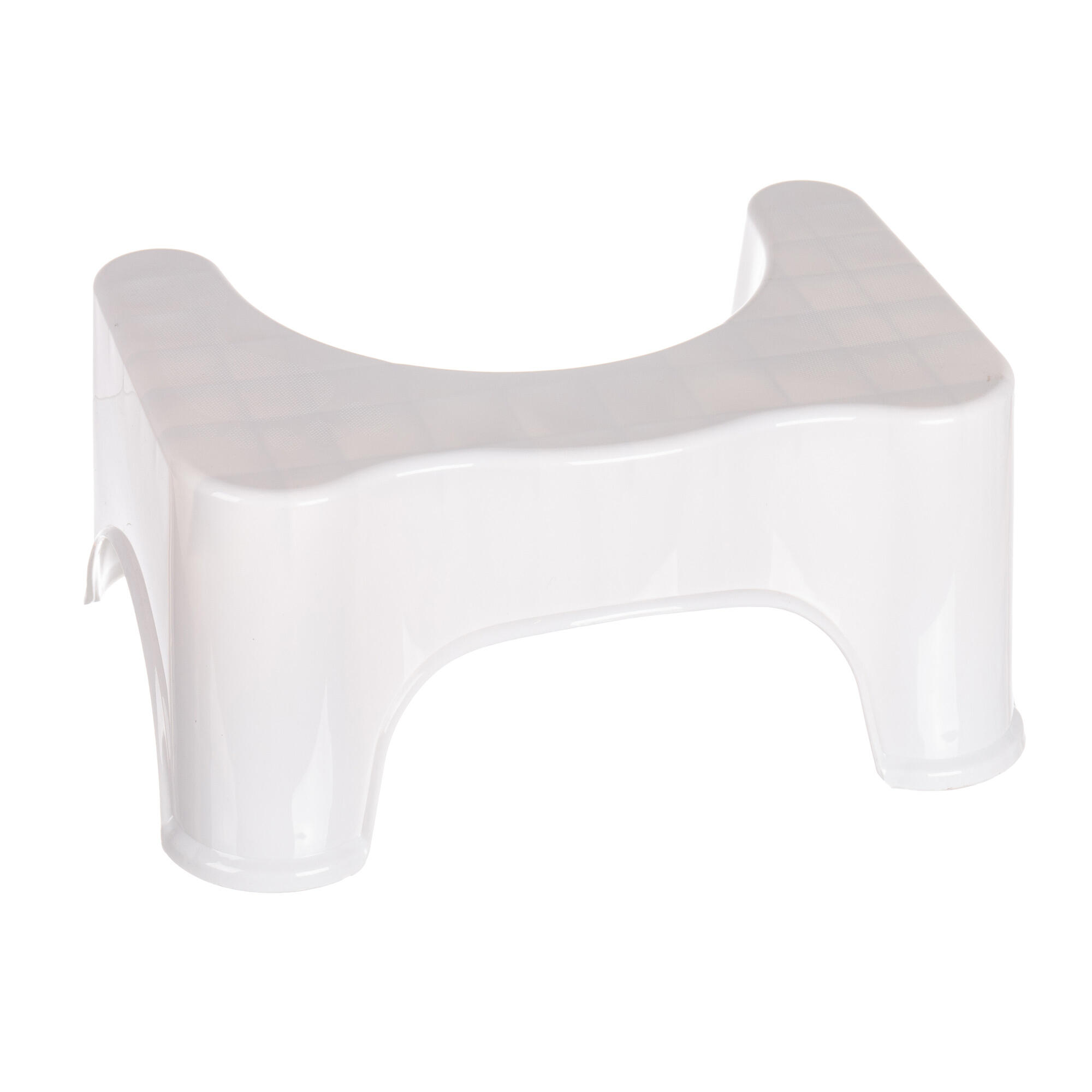 Scaun pentru toaleta , din plastic, 46 x 21 cm, alb