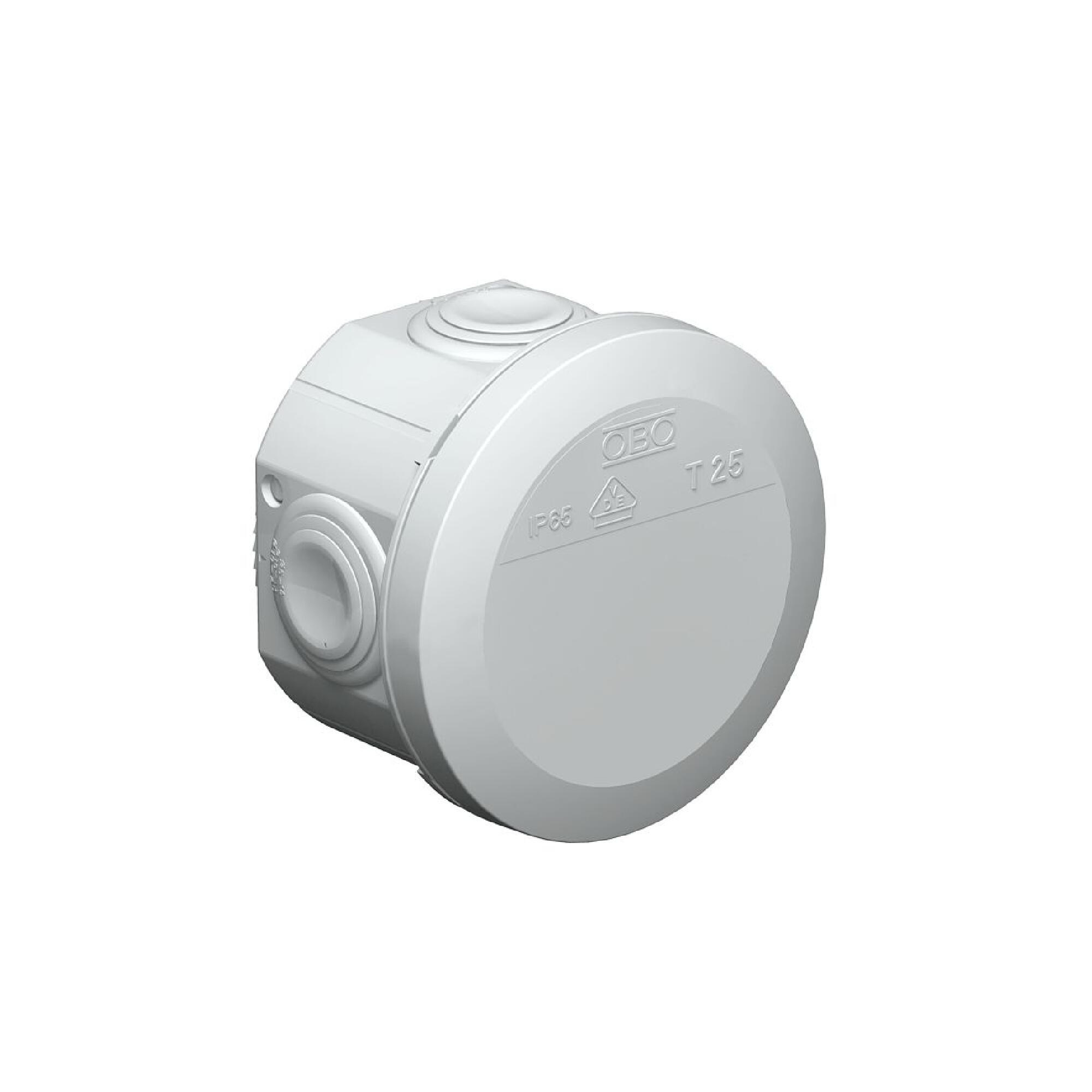Doza derivatie aparenta Obo, 80 x 51 mm,T 25, 4 intrari, IP65 | Leroy ...