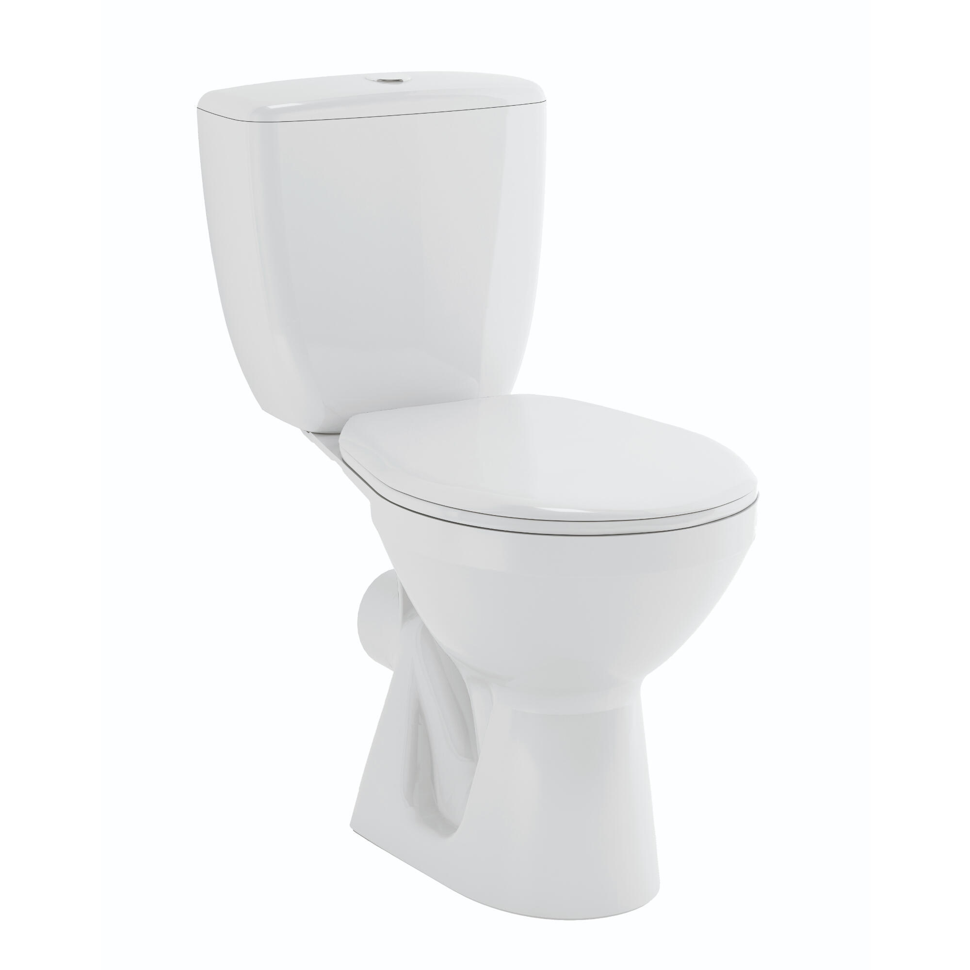 Set vas WC Sensea Essential stativ, ceramic, evacuare orizontala, cu ...