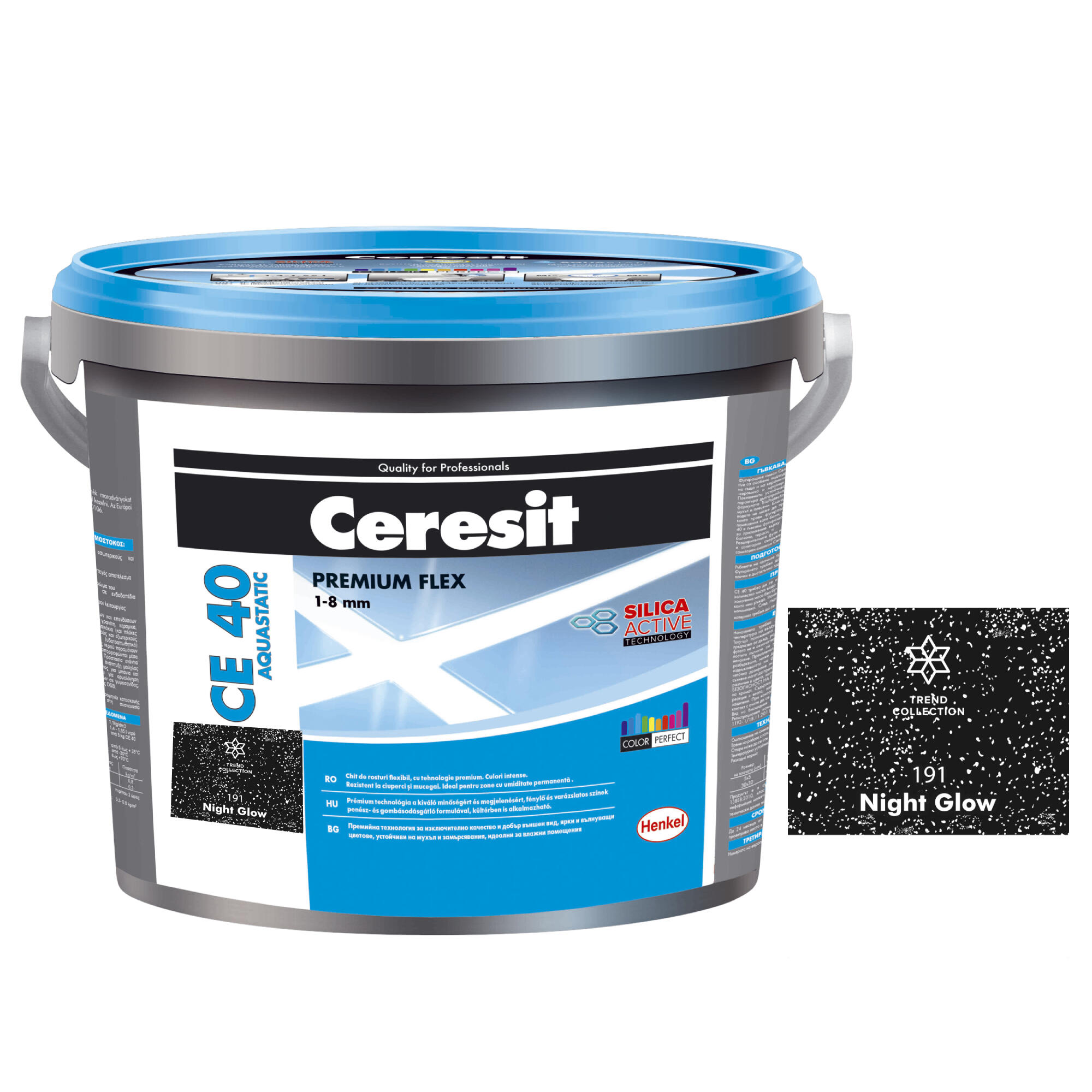 Chit de rosturi praf gresie si faianta Ceresit CE 40 Night Glow