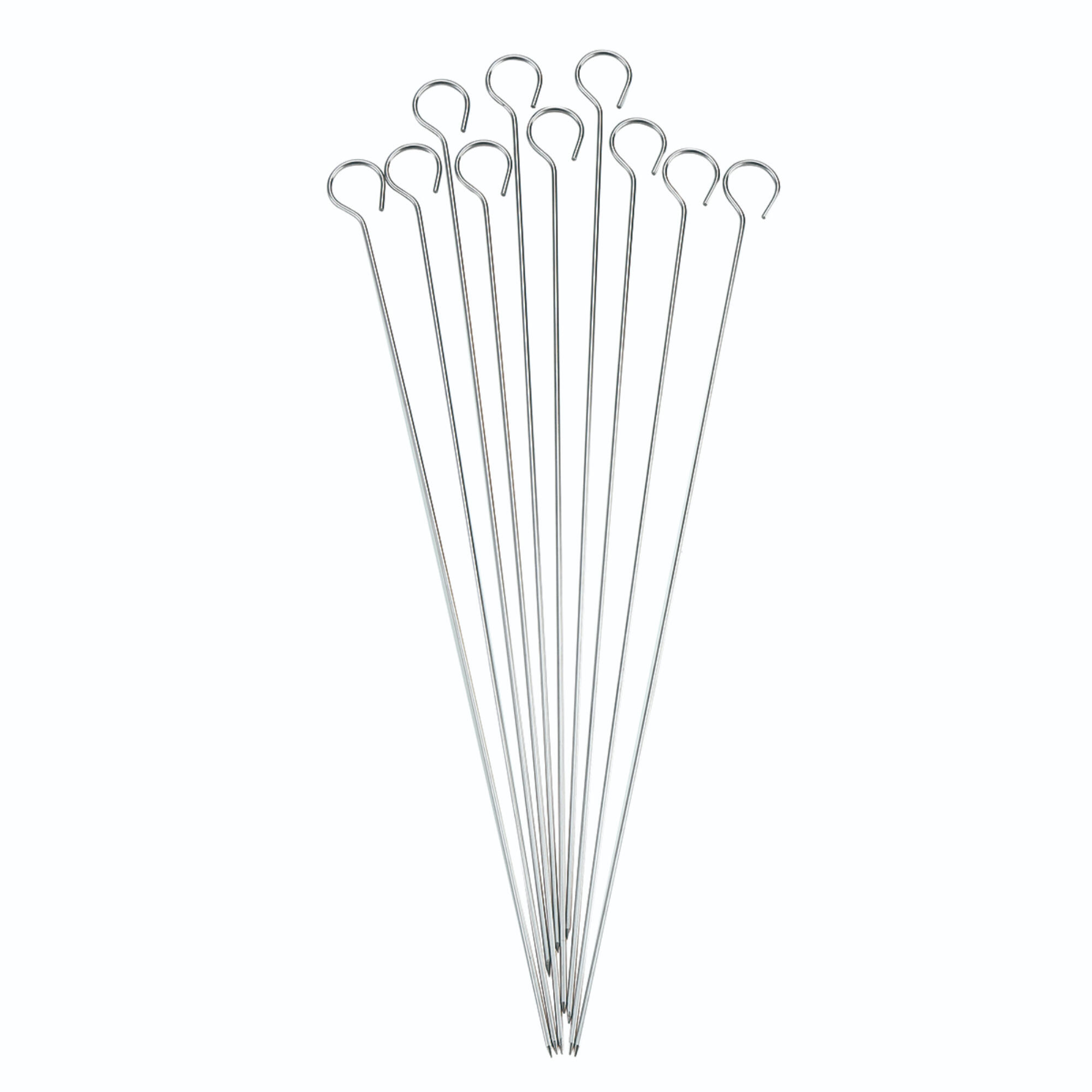 Betisoare pentru frigarui, Naterial, otel, 400 mm (set 10 buc)