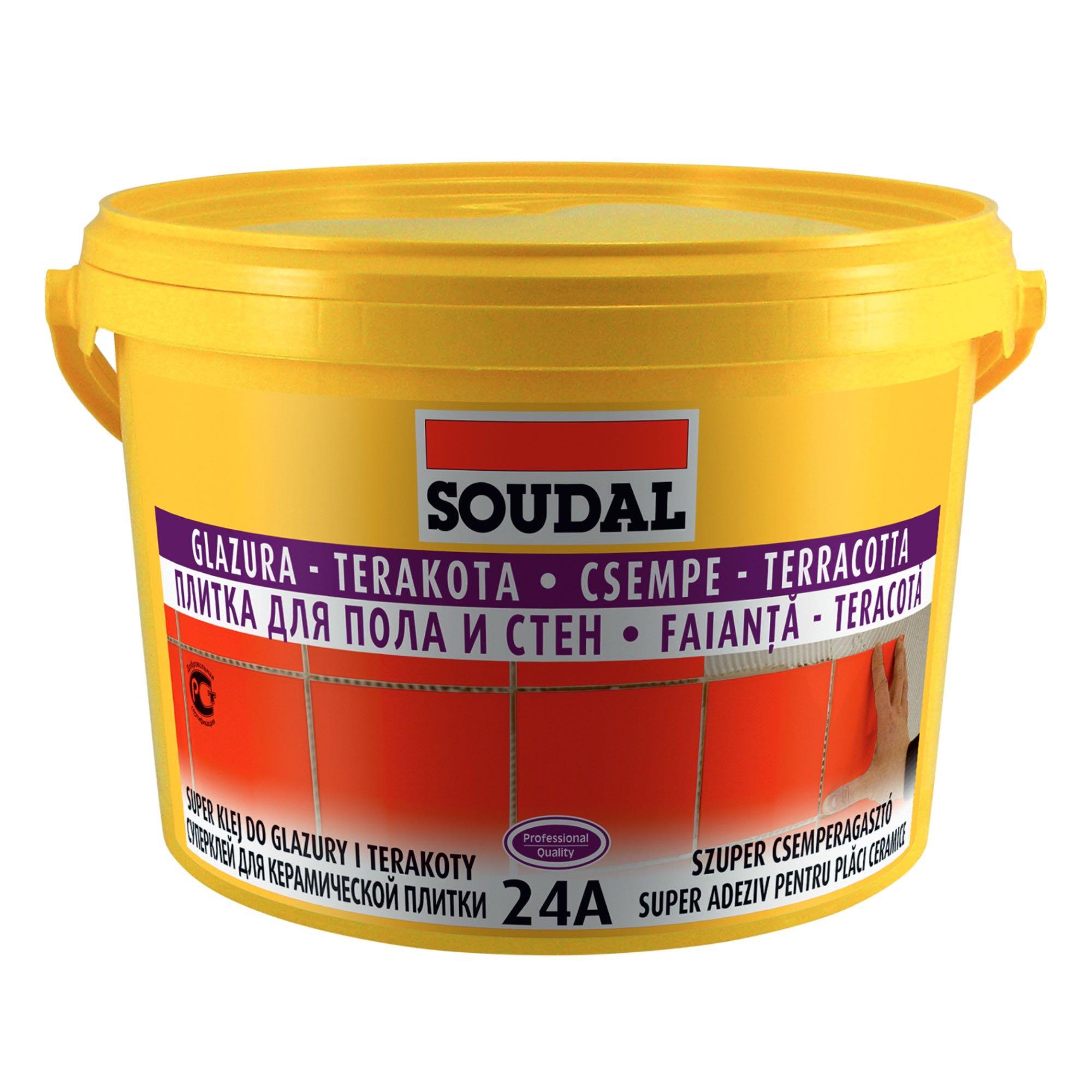 Adeziv placari ceramice, interior, Soudal 24A, gri, 5 kg