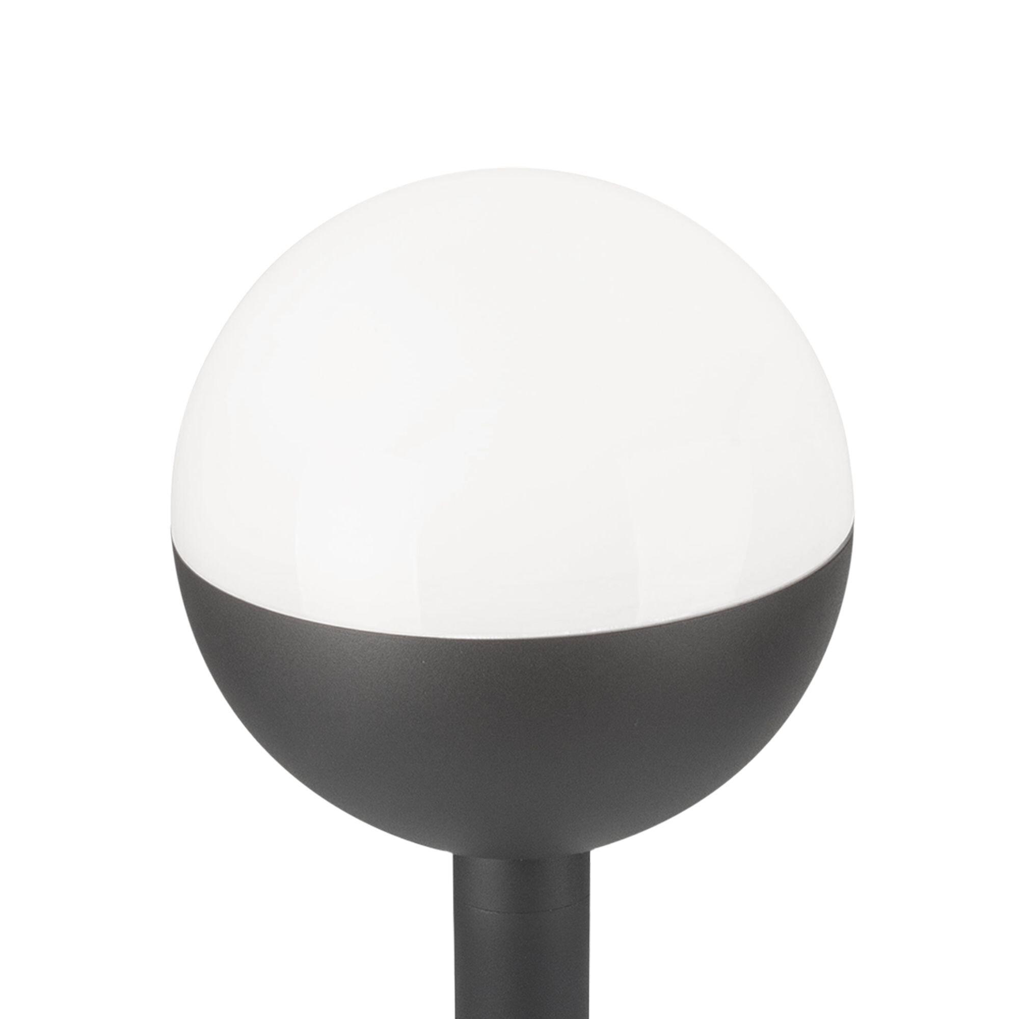 Stalp iluminat exterior, baliza Ulsa, H 50 cm, IP 44, negru