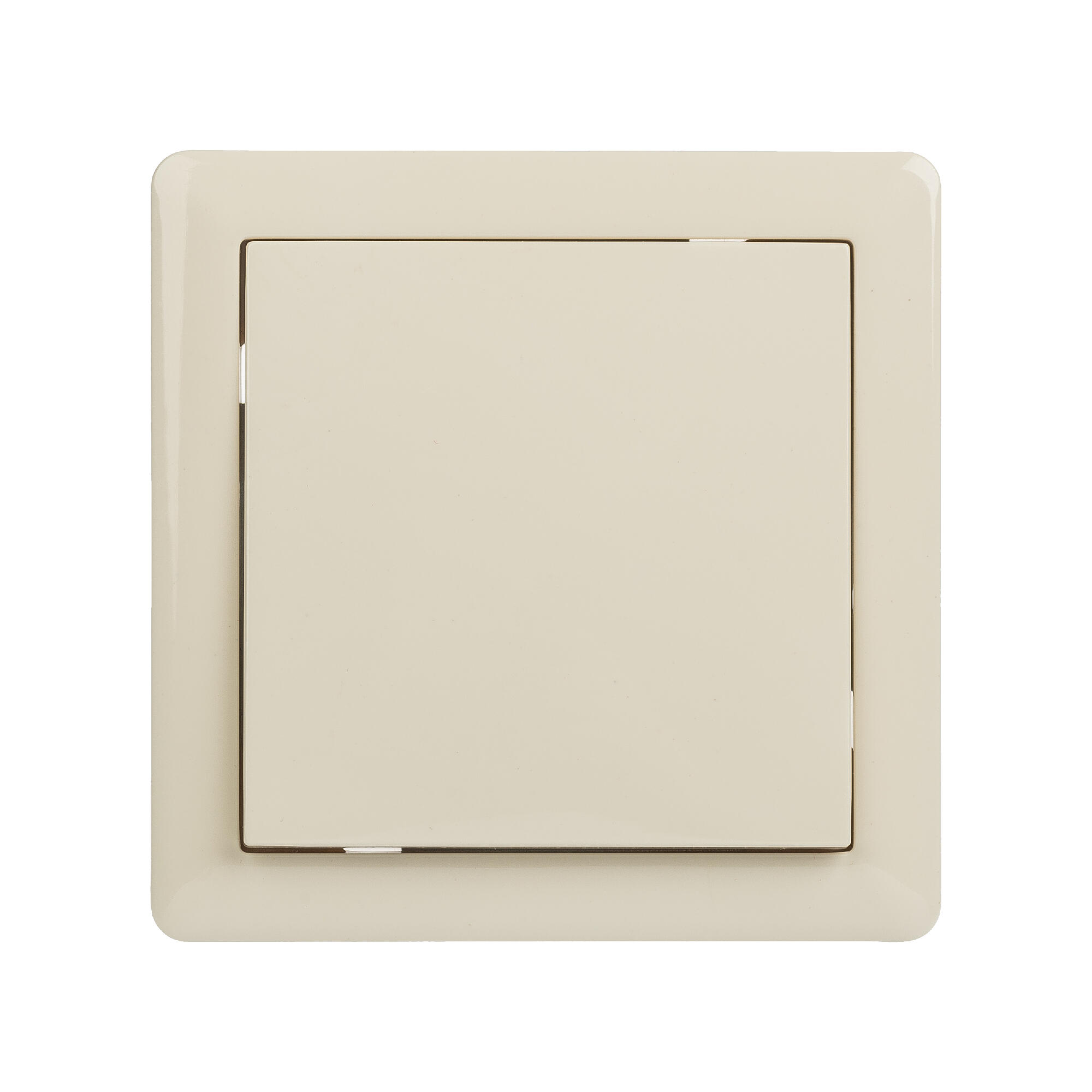 Intrerupator cap cruce simplu Lexman Slim, clasic, IP20, bej