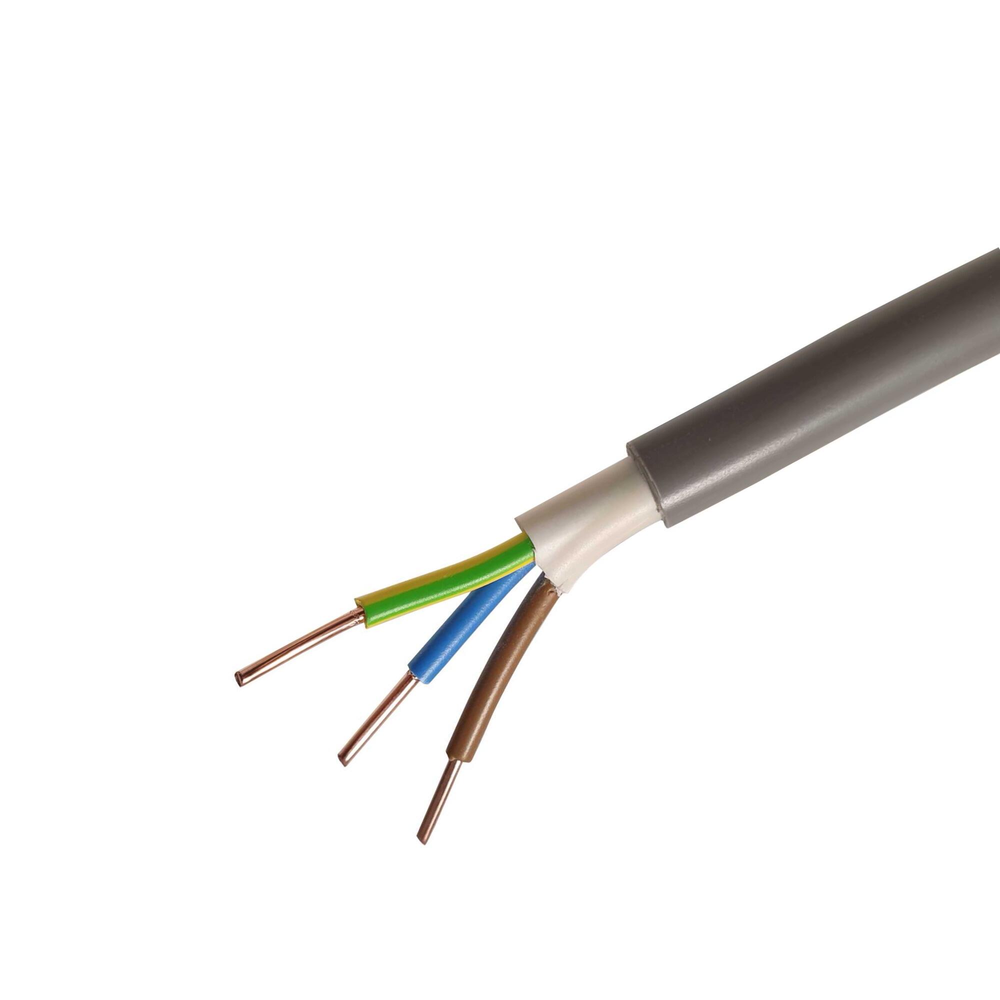 Cablu electric CYY-F, 3 x 2.5 mm², 100 m, gri