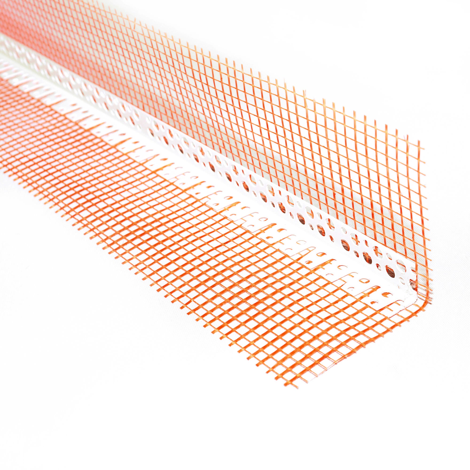 Profil colt, flexibil, cu plasa, PVC, 100 x 100 x 2500 mm
