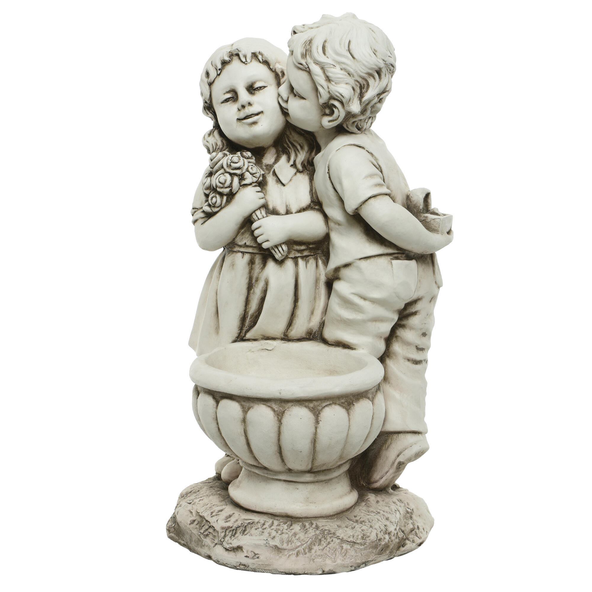 Statueta decorativa gradina, model copii, H 61 cm