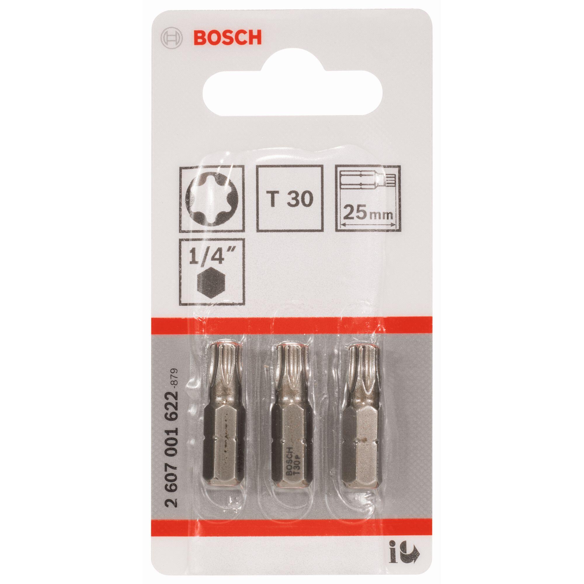 Bituri T30 Biti T30 XH Bosch, otel, 25 mm (set 3 buc) | Leroy Merlin