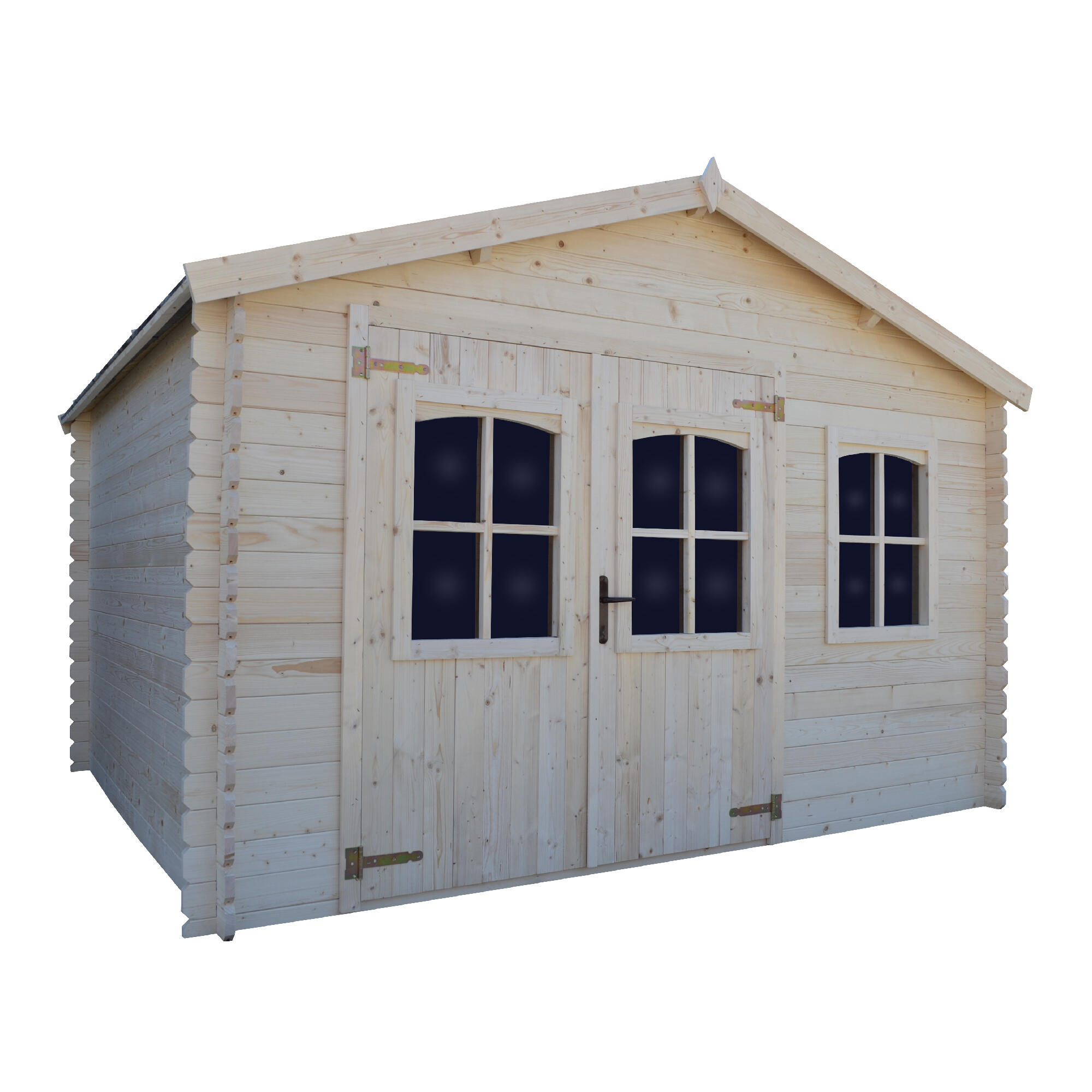 Casuta de gradina, Montana, lemn 348 x 298 cm, perete 28 mm