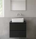 MUEBLE DE BAÑO MODULAR ATLANTIS ANTRACITA 2 CAJONES 60X45CM - 1