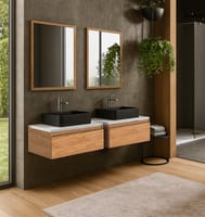 ENCIMERA DE LAVABO ATLANTIS BLANCO 140X46CM - 5