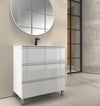 MUEBLE DE BAÑO ATLANTIS BLANCO 3 CAJONES 100X45CM