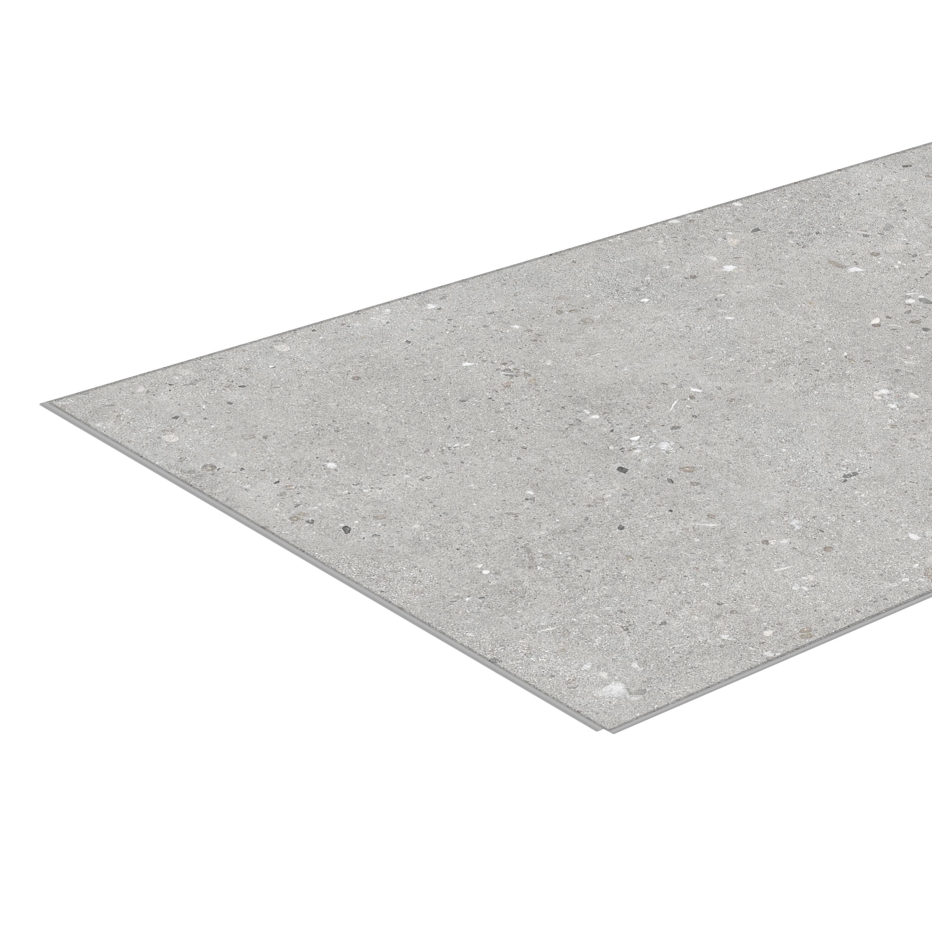 Dalle murale pvc terrazzo gris clair mat Renowall ARTENS L.70 l.40.6 cm ep.4 mm - 8
