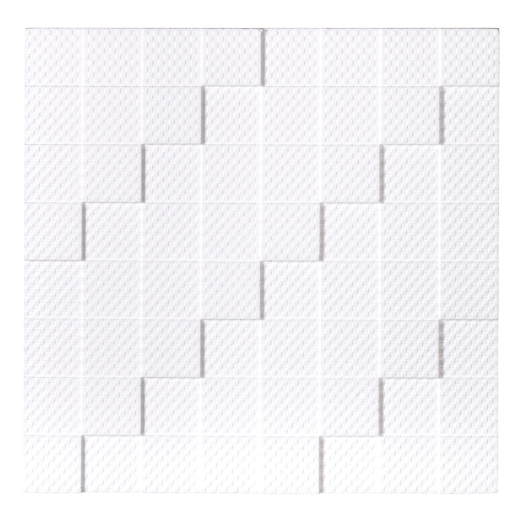 Tavan fals decorativ, polistiren expandat, 15 mm, 50 x 50 cm, alb