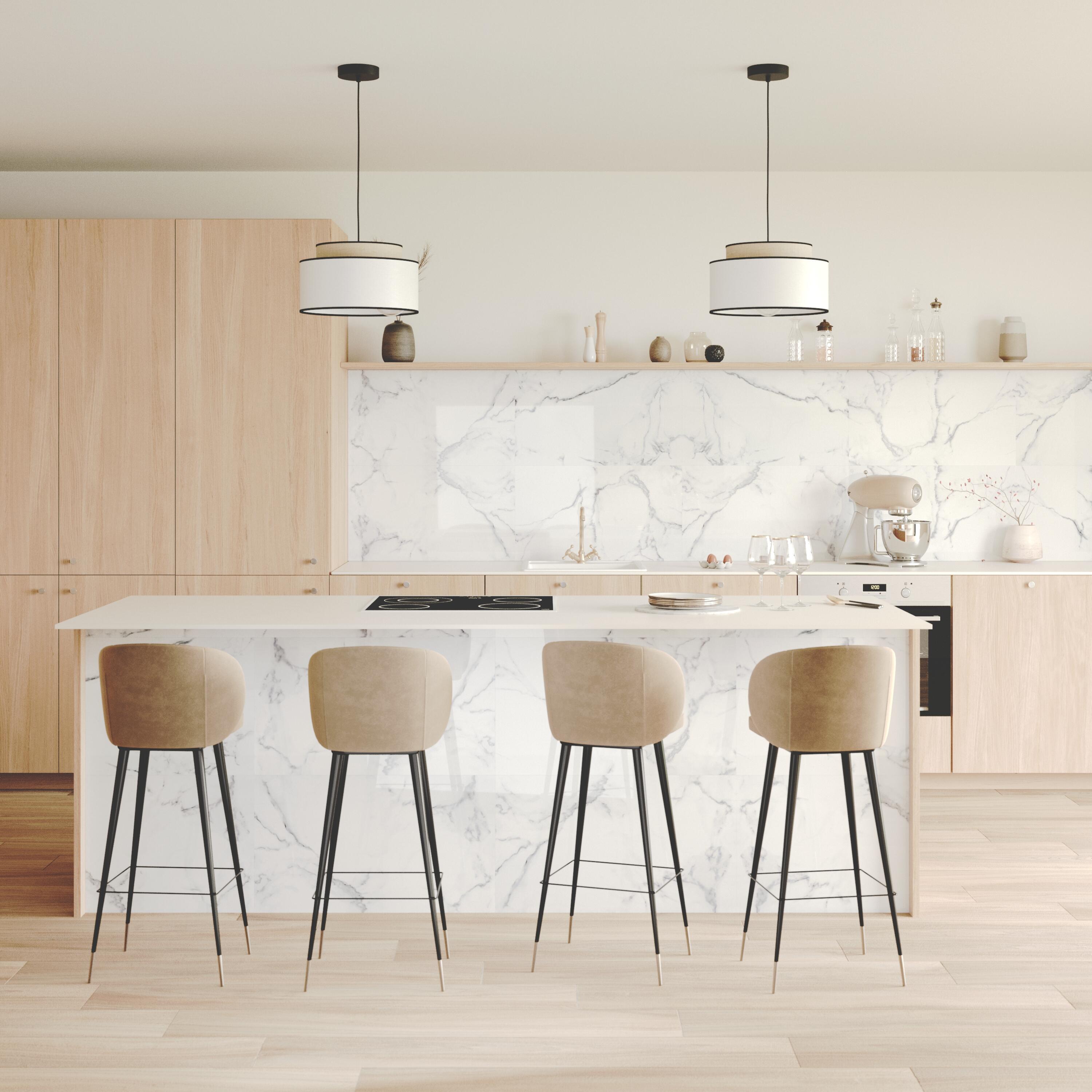 Panele ścienne winylowe 40x70 cm marmur biały Artens - 5
