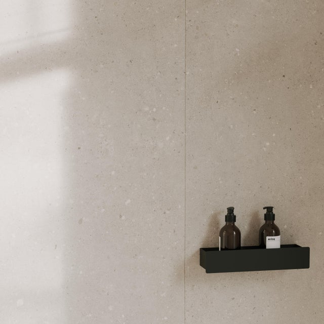 Panneau mural pvc terrazzo beige mat Renowall ARTENS L.260 l.90 cm ep.4 mm