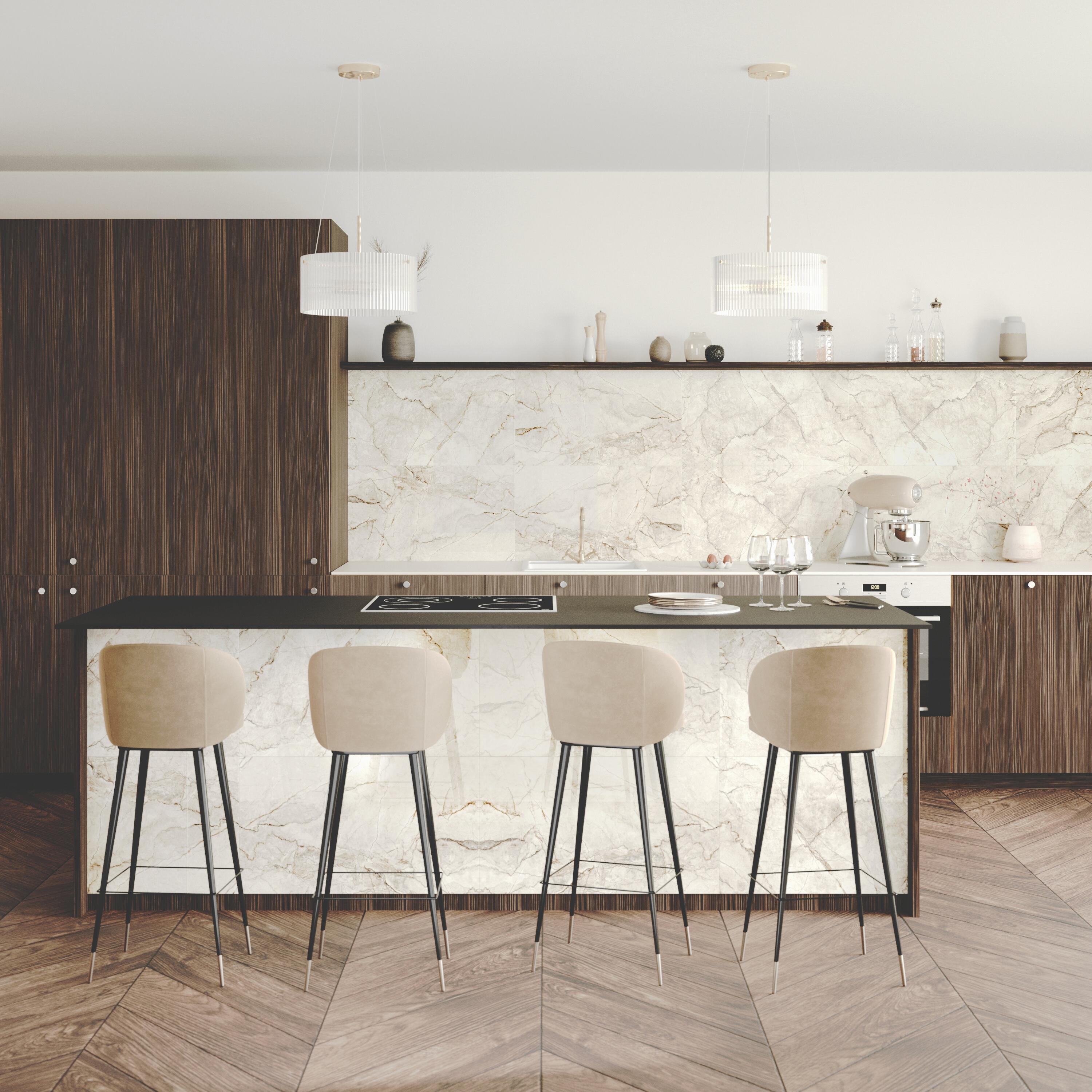 Panele ścienne winylowe 40x70 cm Marmur Blush Renowall biały marmur Artens - 6